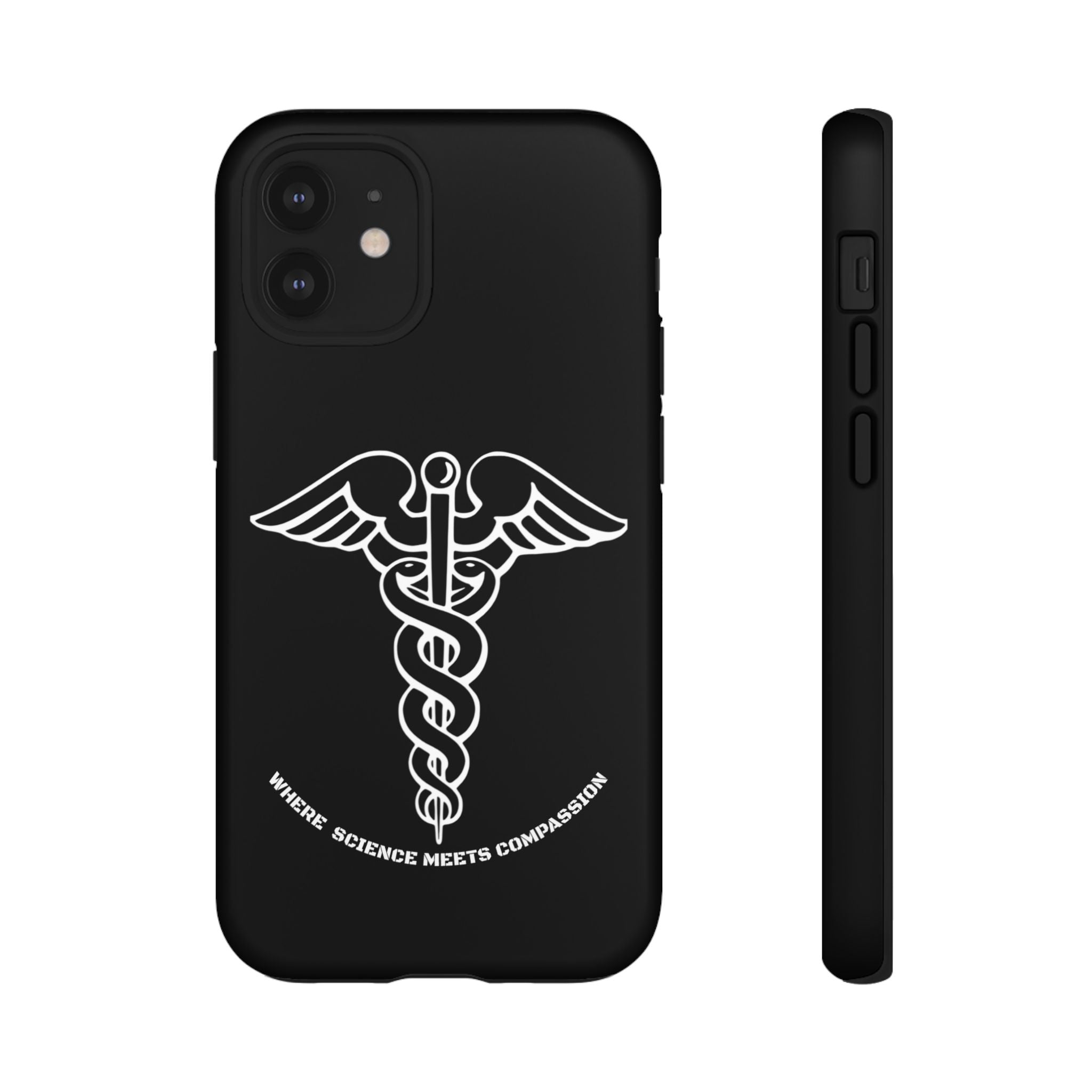 Medical Caduceus Phone Case — "Where Science Meets Compassion" Protective iPhone Cover