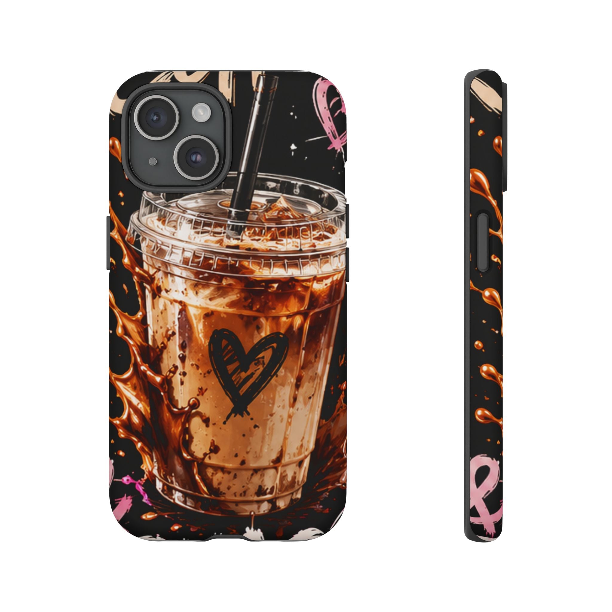 Iced Coffee Phone Case – 'Iced Coffee latte: Stylish Protective Case