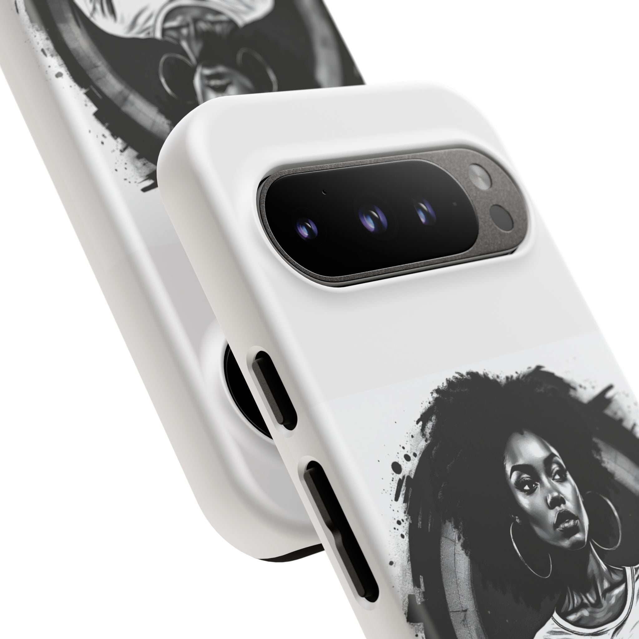 Phone Case — "Long Haul Loyalty" Black & White Portrait Protective Case