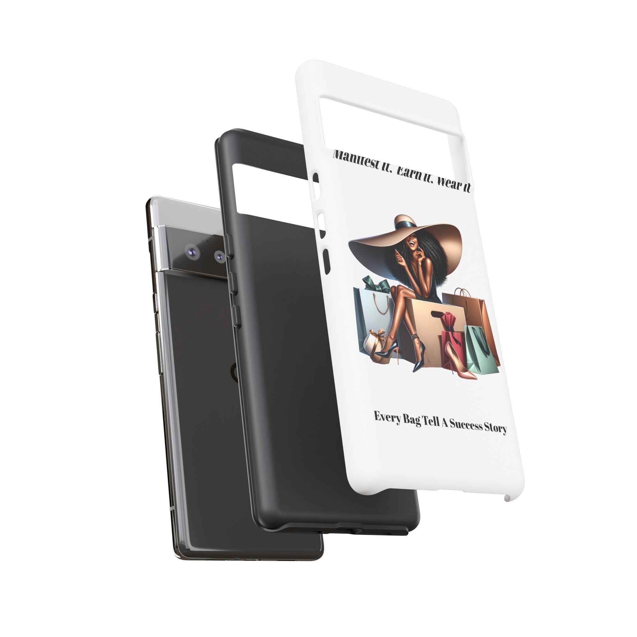 Phone Case - "Manifest It. Earn It. Wear It." Chic Shopper Design