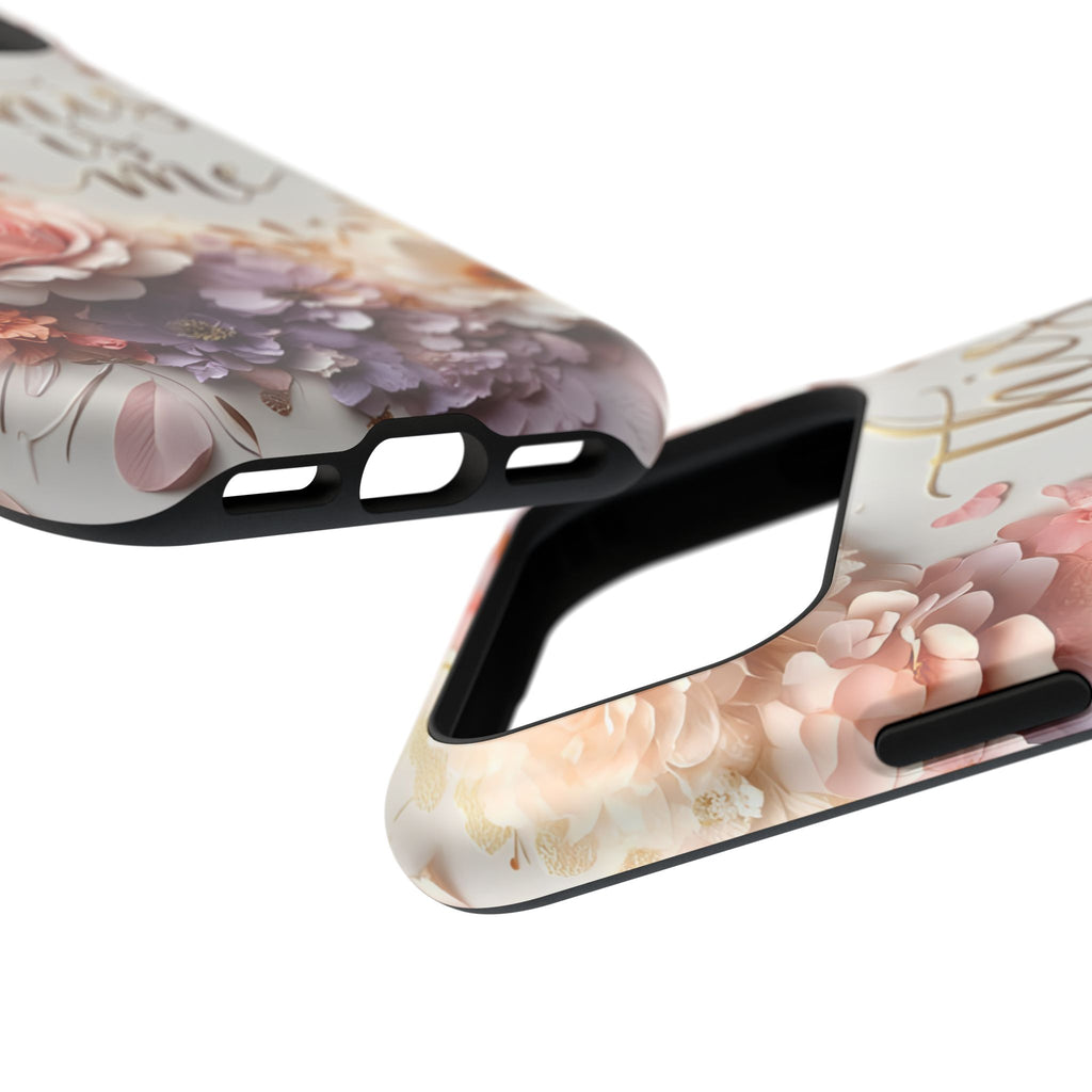 Floral "This Is Me" Phone Case — Impact-Resistant Floral Protective Cover
