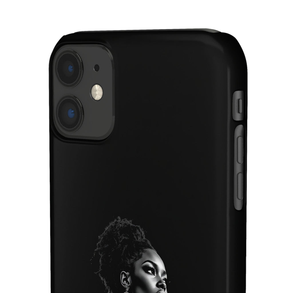Phone Case — "Long Haul Loyalty" Black Portrait Snap Case