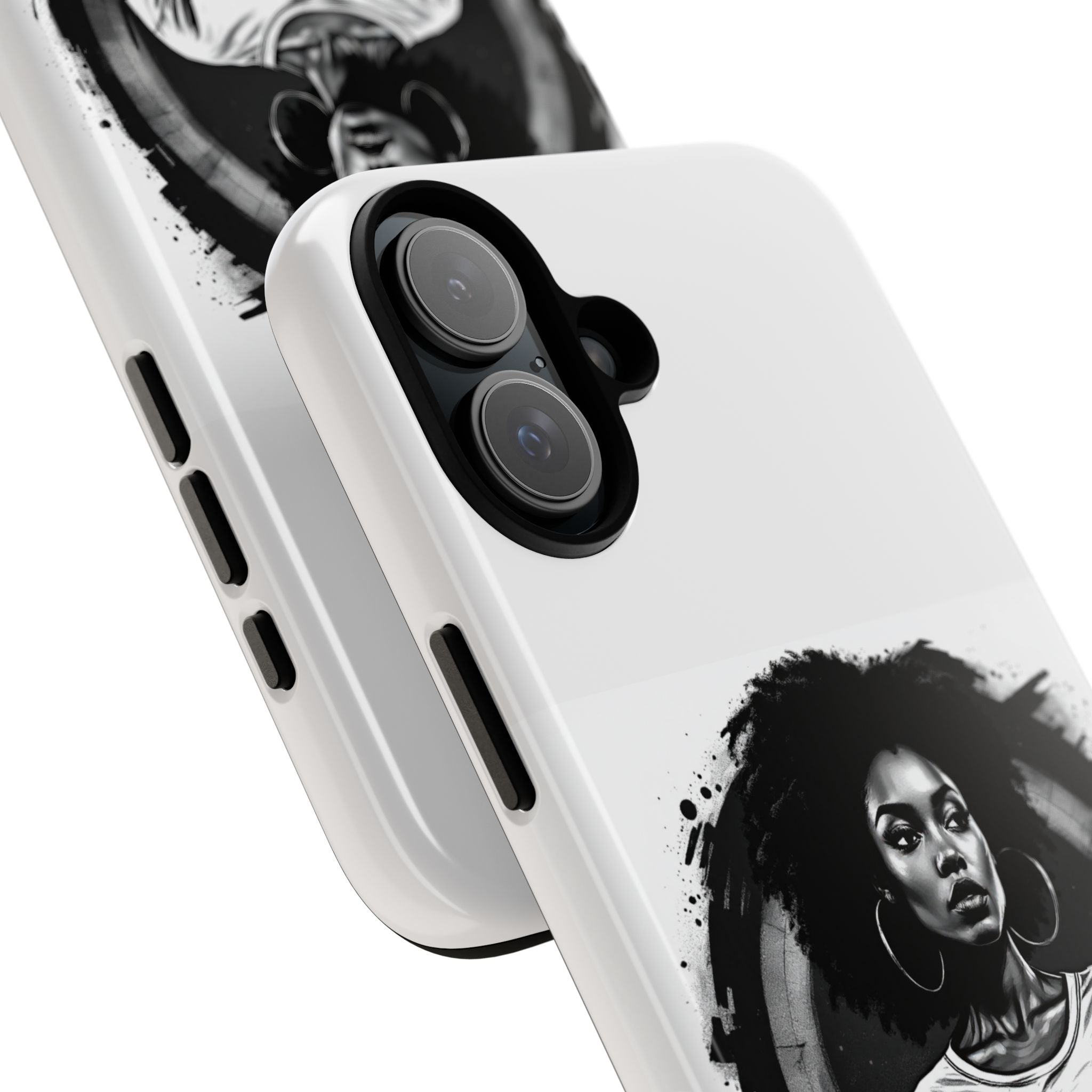 Phone Case — "Long Haul Loyalty" Black & White Portrait Protective Case