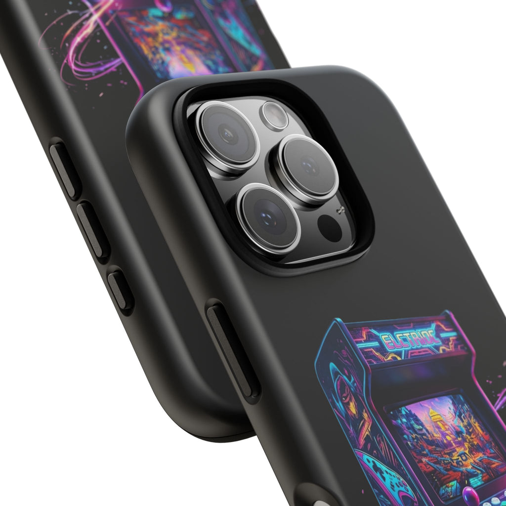 Retro Arcade Phone Case — Neon Gaming Controller Design