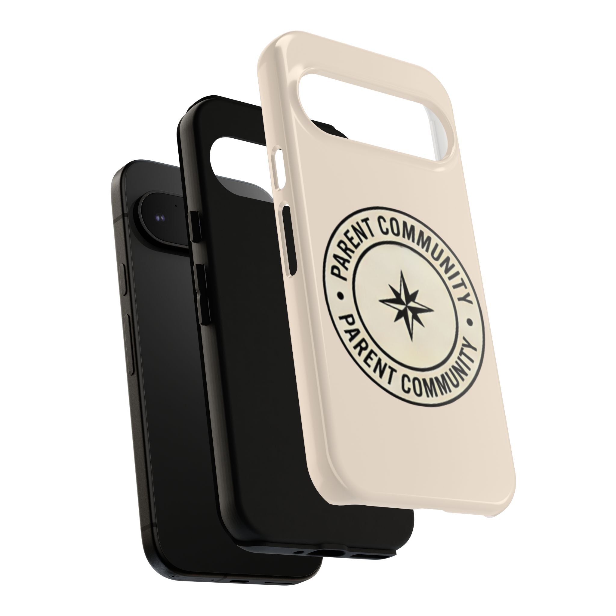 Parent Community Tough Phone Case — Durable Compass Logo Protective Cover