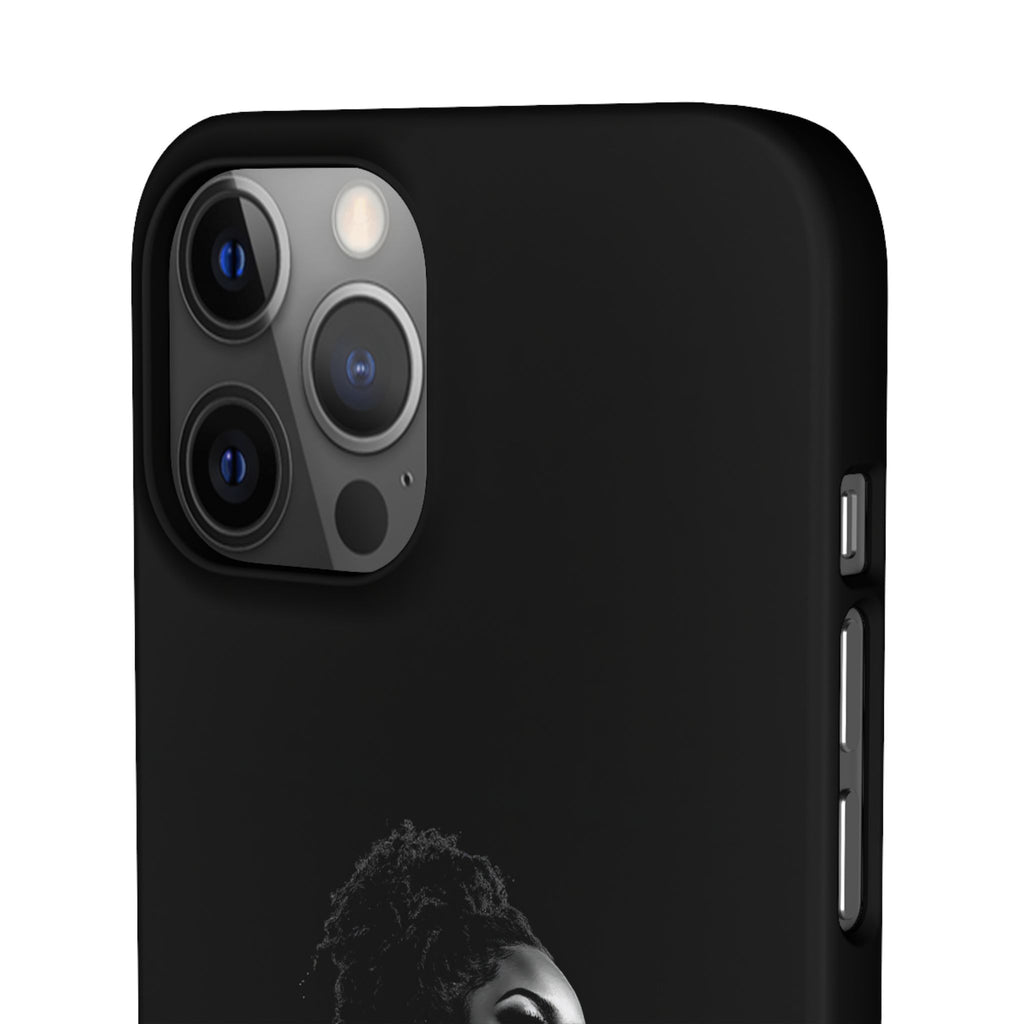 Phone Case — "Long Haul Loyalty" Black Portrait Snap Case