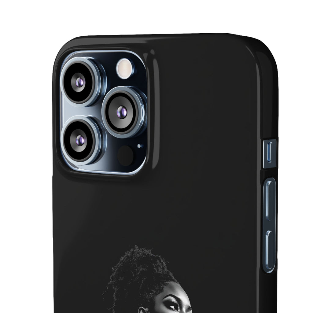 Phone Case — "Long Haul Loyalty" Black Portrait Snap Case