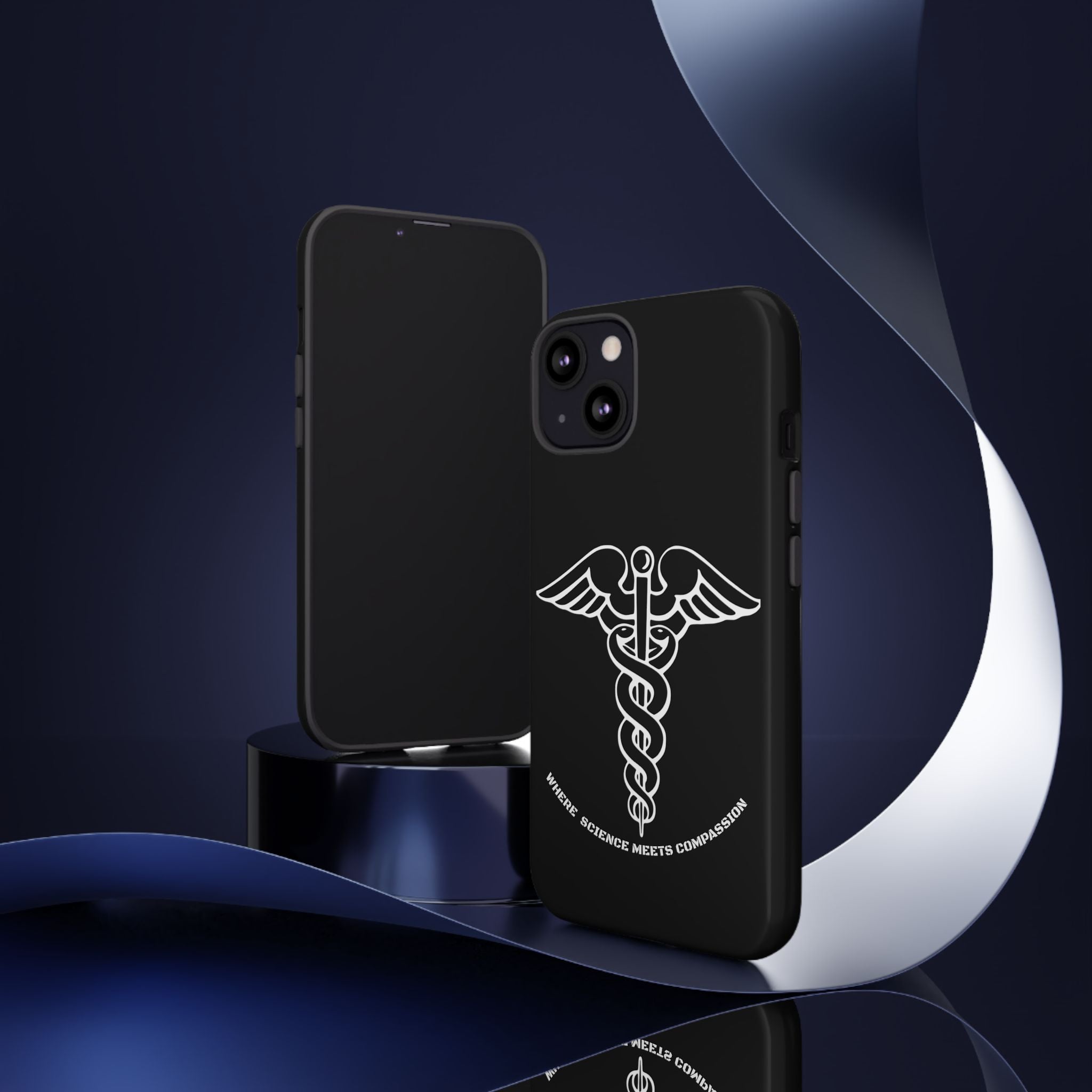 Medical Caduceus Phone Case — "Where Science Meets Compassion" Protective iPhone Cover