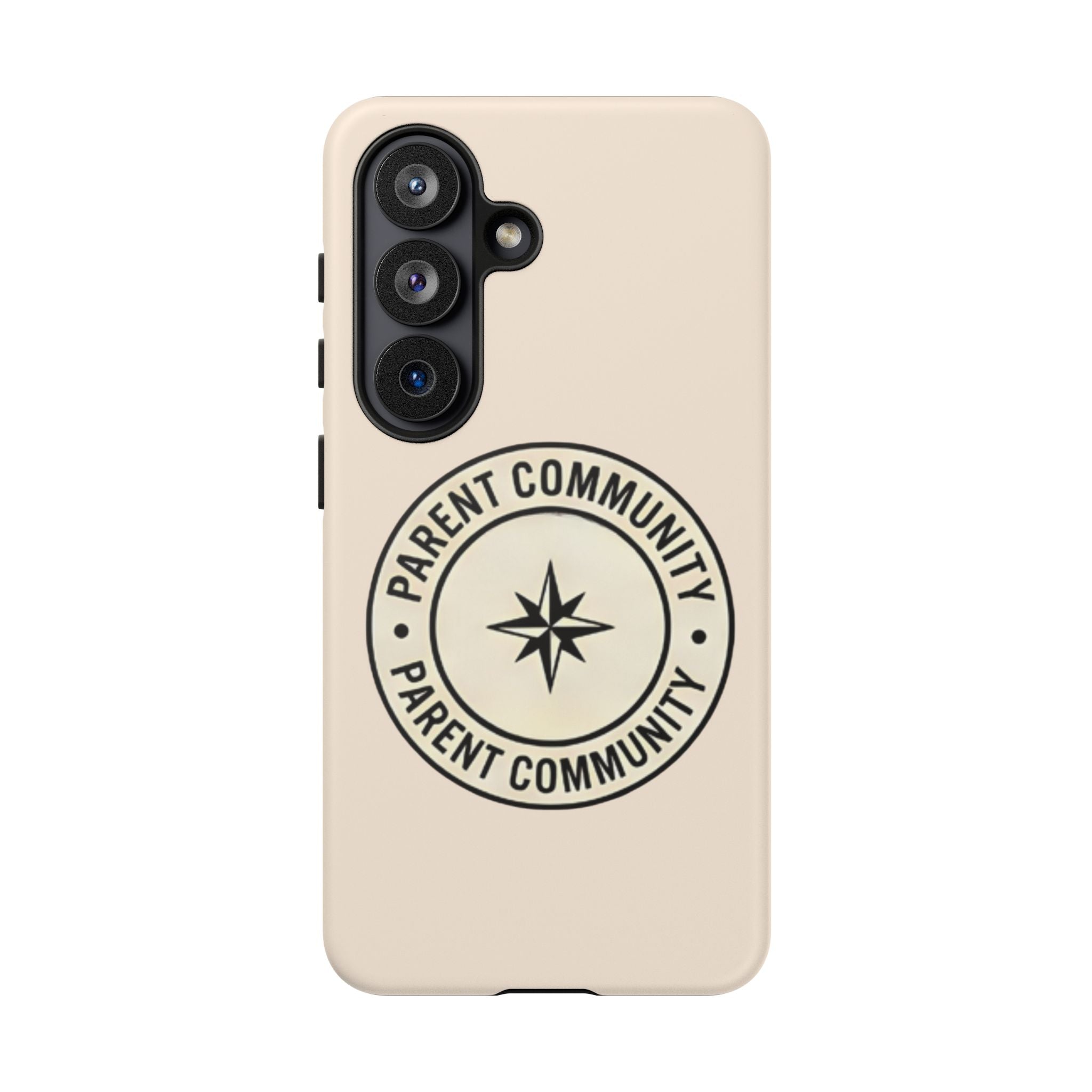 Parent Community Tough Phone Case — Durable Compass Logo Protective Cover