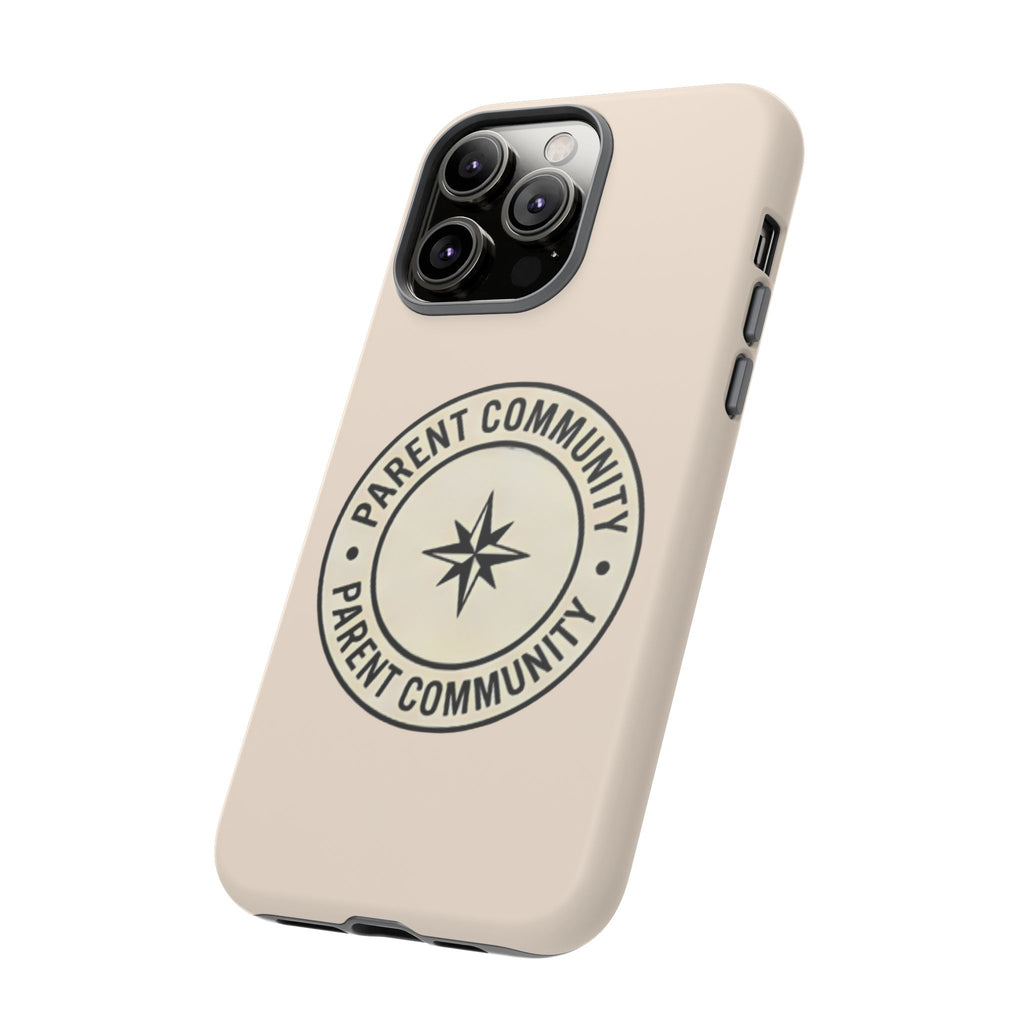 Parent Community Tough Phone Case — Durable Compass Logo Protective Cover