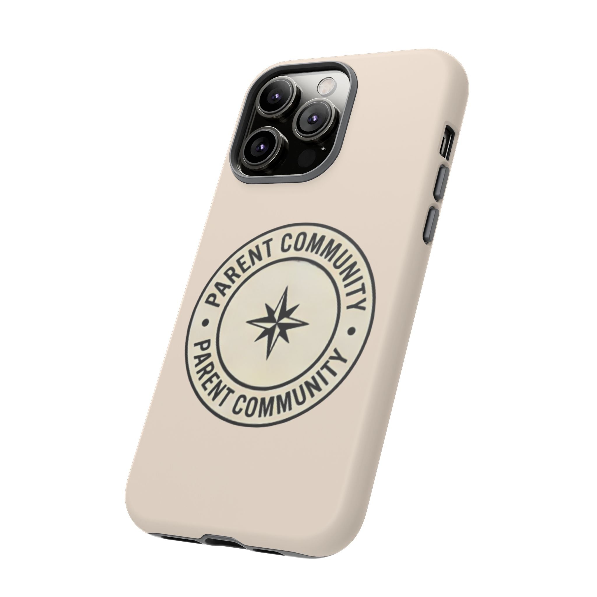 Parent Community Tough Phone Case — Durable Compass Logo Protective Cover