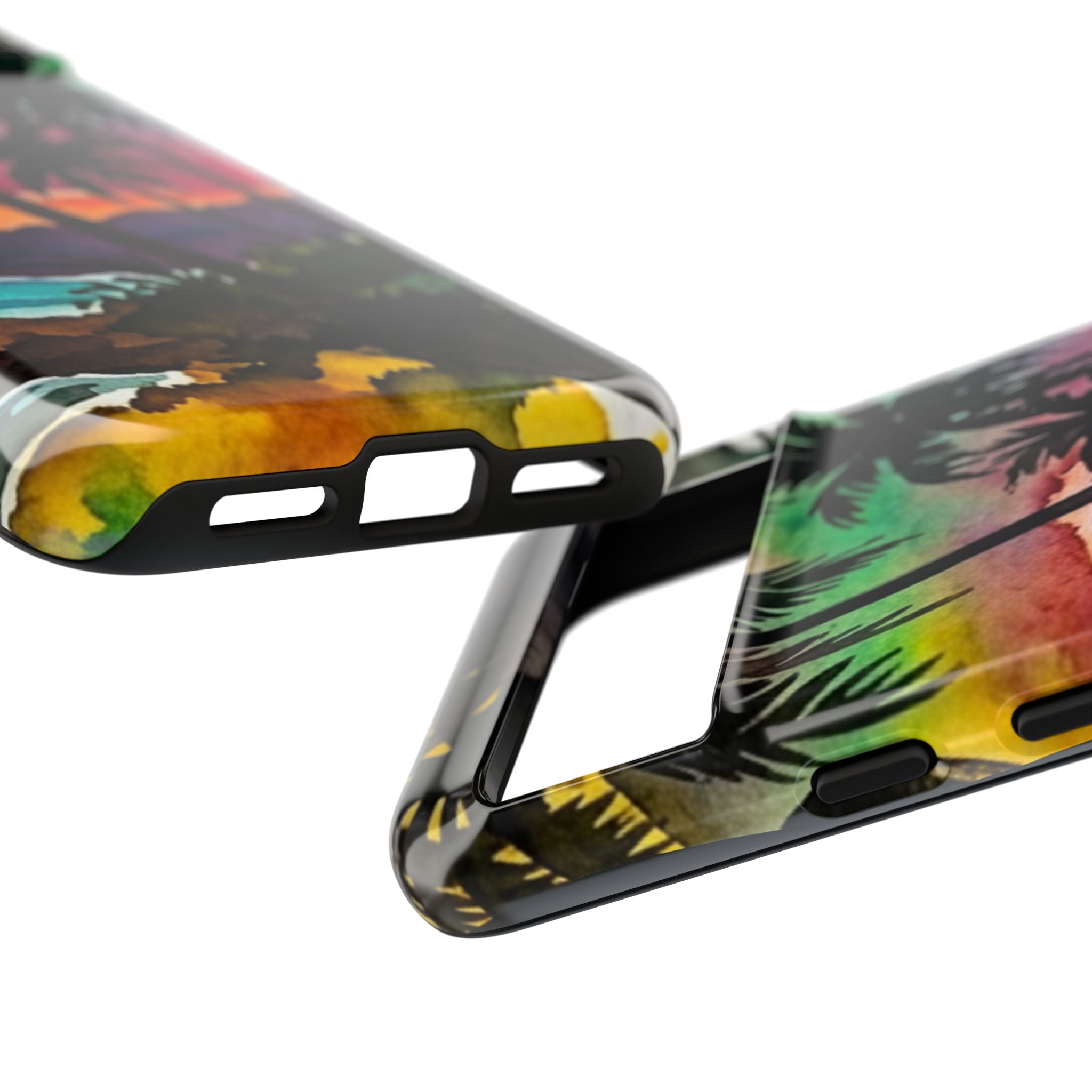 Tropical Sunset Phone Case – Palm Tree Beach Protective Cover