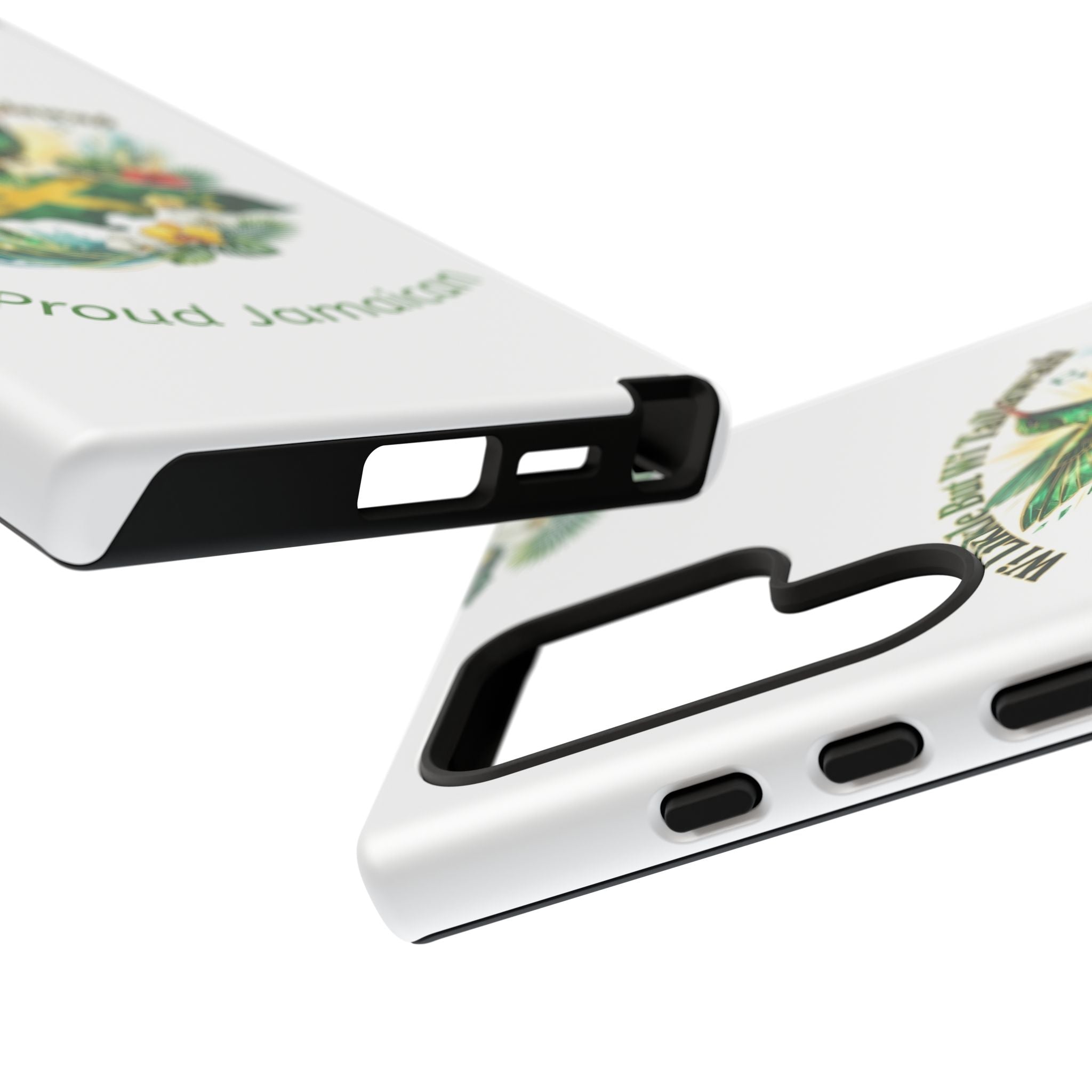 Jamaica Hummingbird Phone Case — “Wi Likkle But Wi Tallawah” Tropical Protective Cover