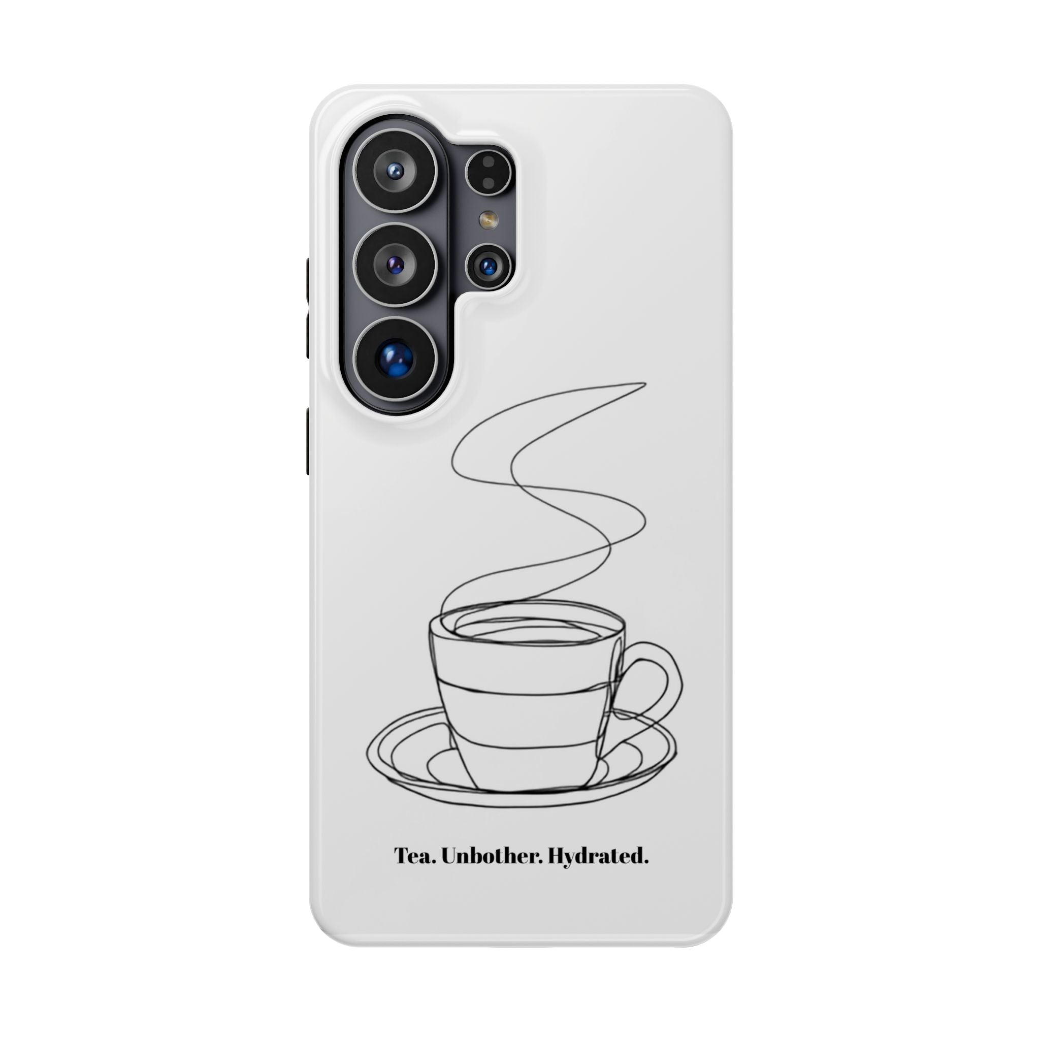 Tea Unbothered Hydrated Phone Case — Impact-Resistant