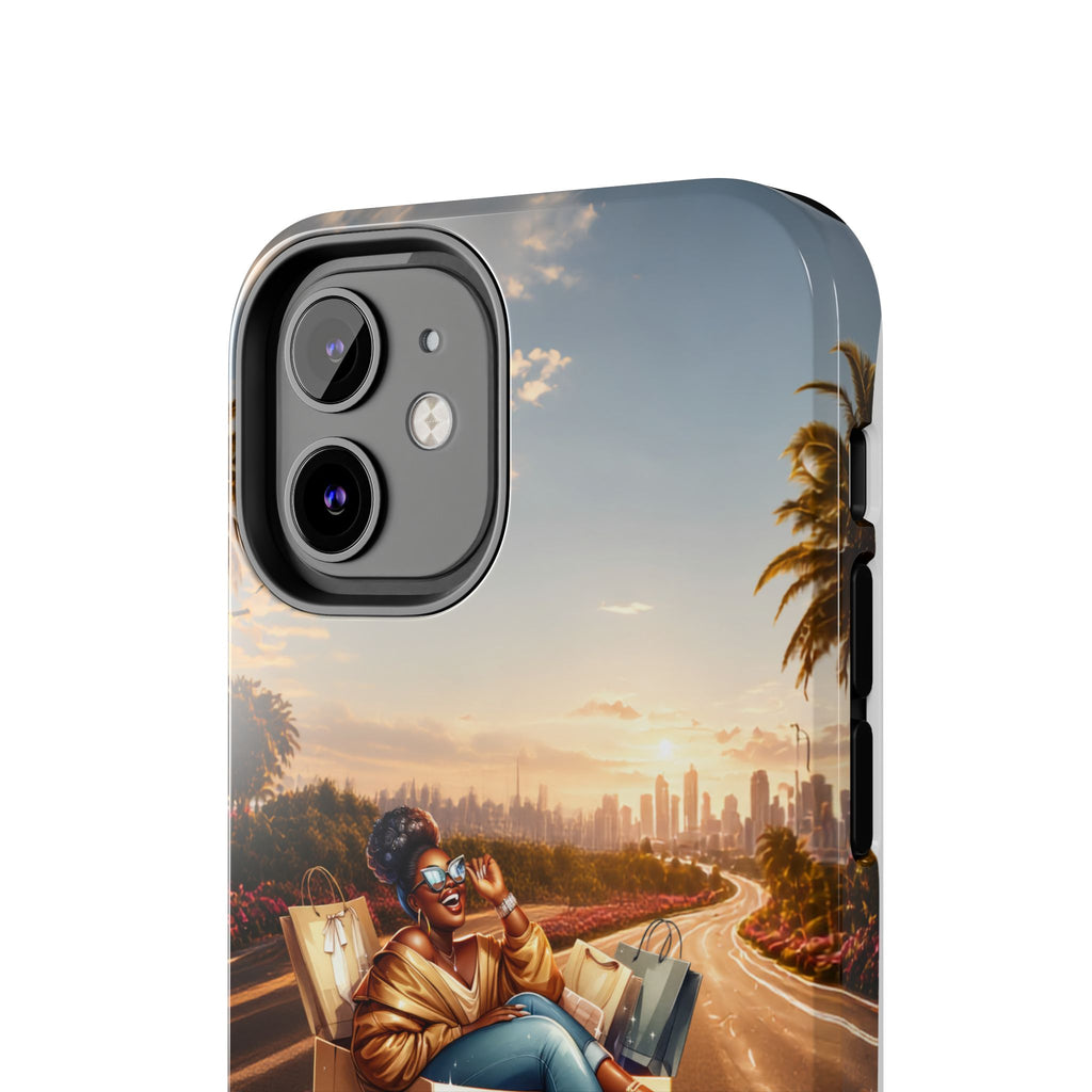 Sunset Roadtrip Tough Phone Case — Relaxed Traveler Design