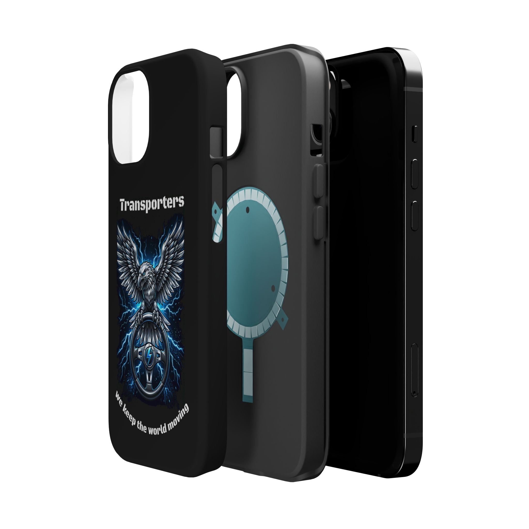 Electric Raven Magnetic Phone Case — Impact‑Resistant Protective Cover