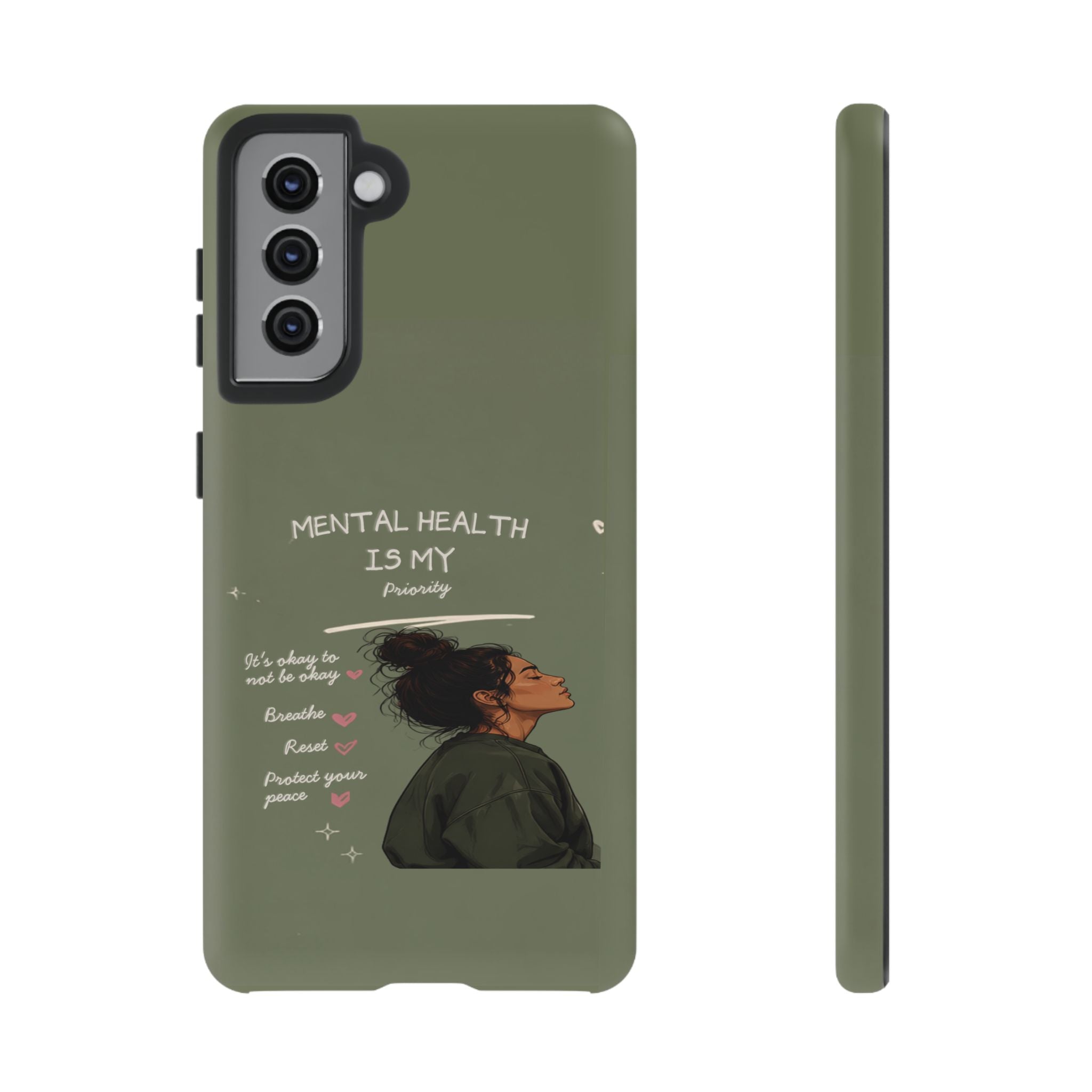 Mental Health Is My Priority Phone Case — Inspirational Protective iPhone Cover