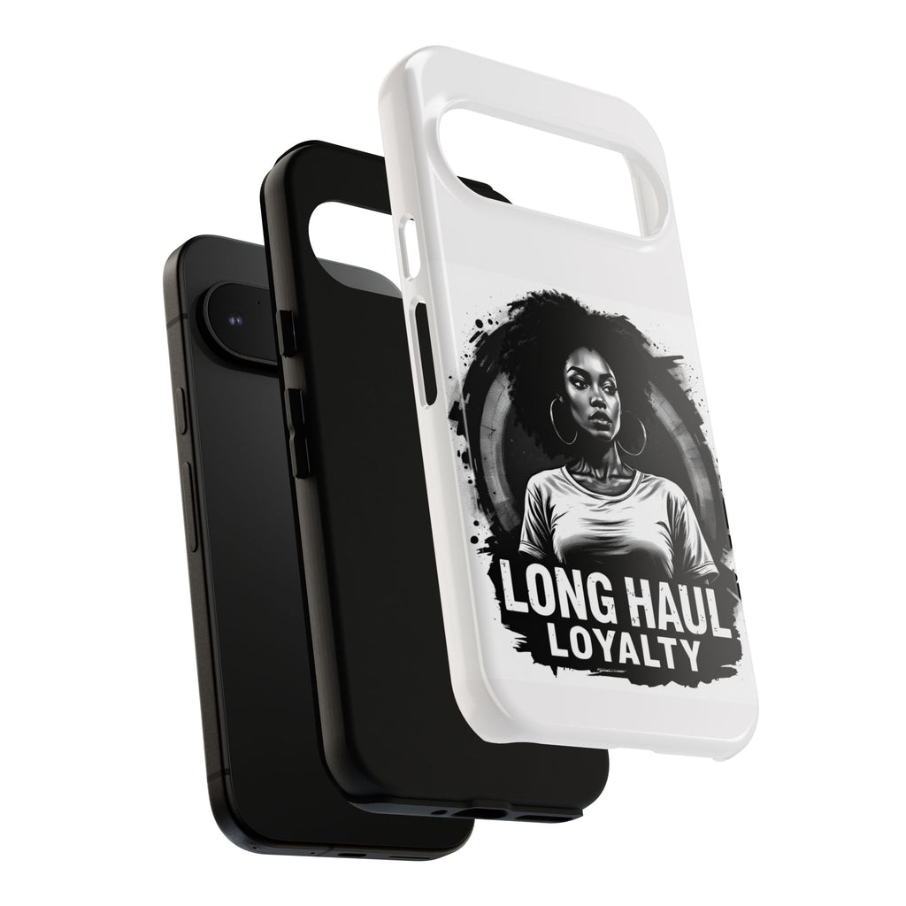 Phone Case — "Long Haul Loyalty" Black & White Portrait Protective Case