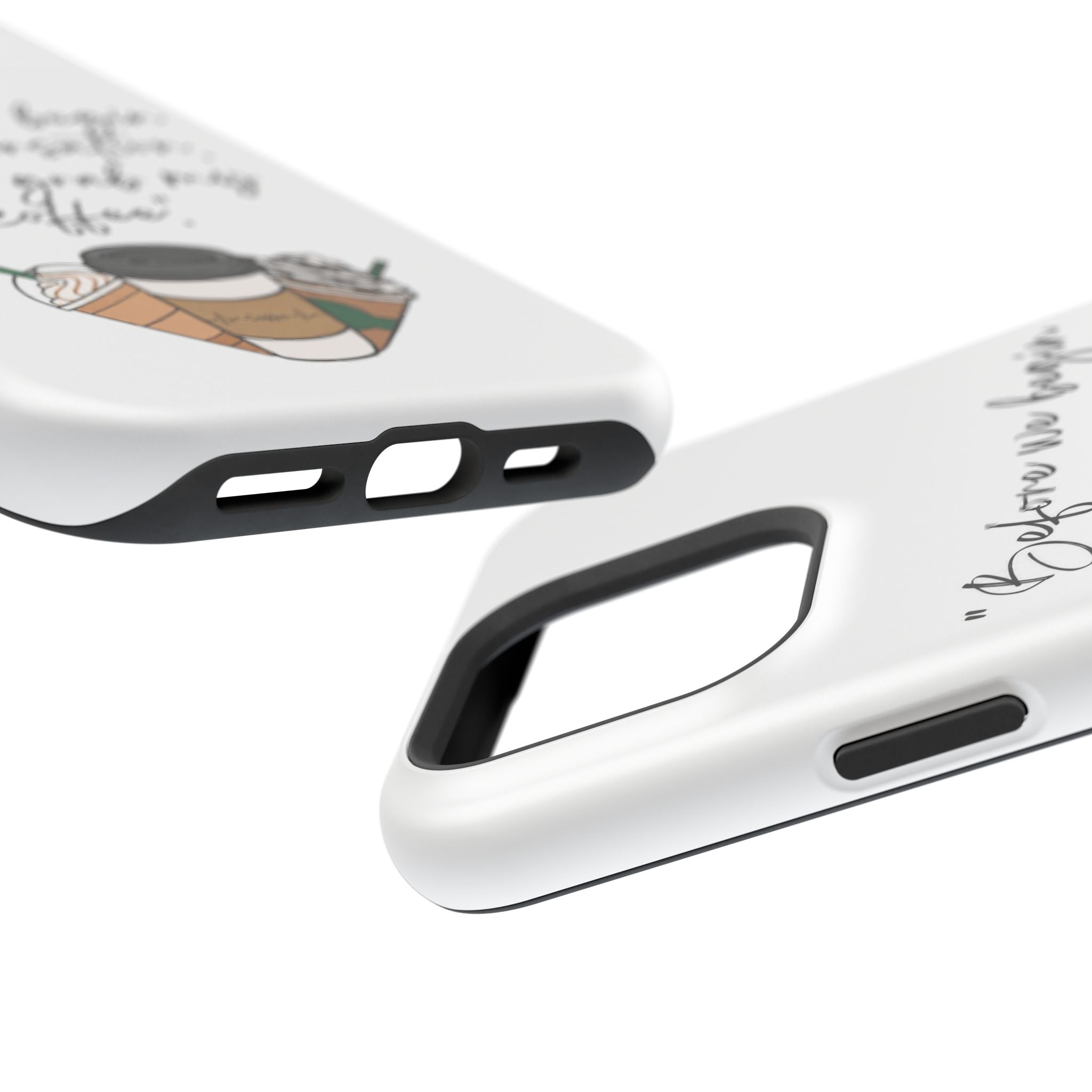 Coffee Quote Magnetic Impact-Resistant Phone Case