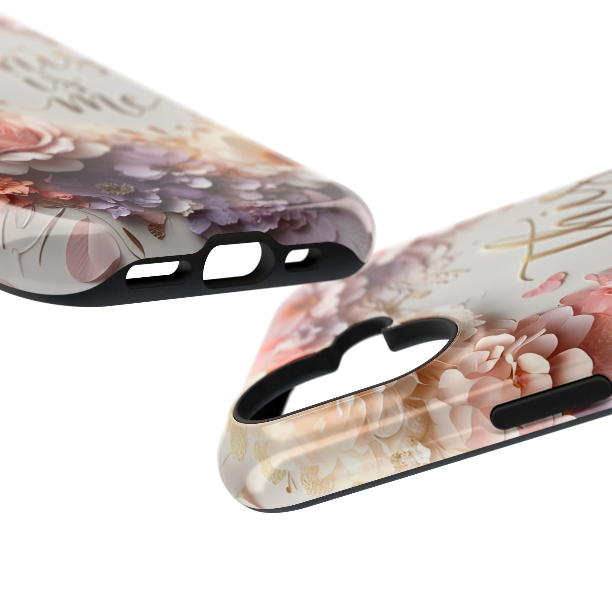 Floral "This Is Me" Phone Case — Impact-Resistant Floral Protective Cover