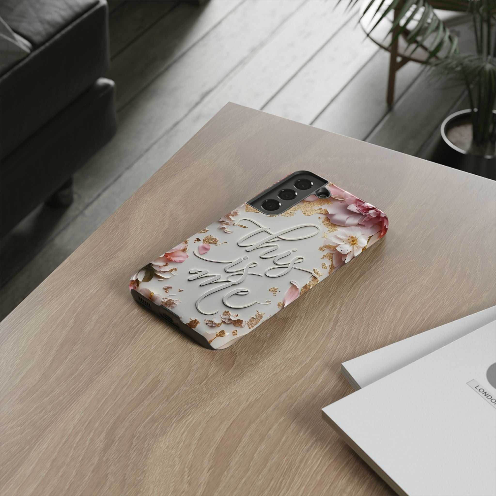Phone Case — "This Is Me" Floral Tough Case