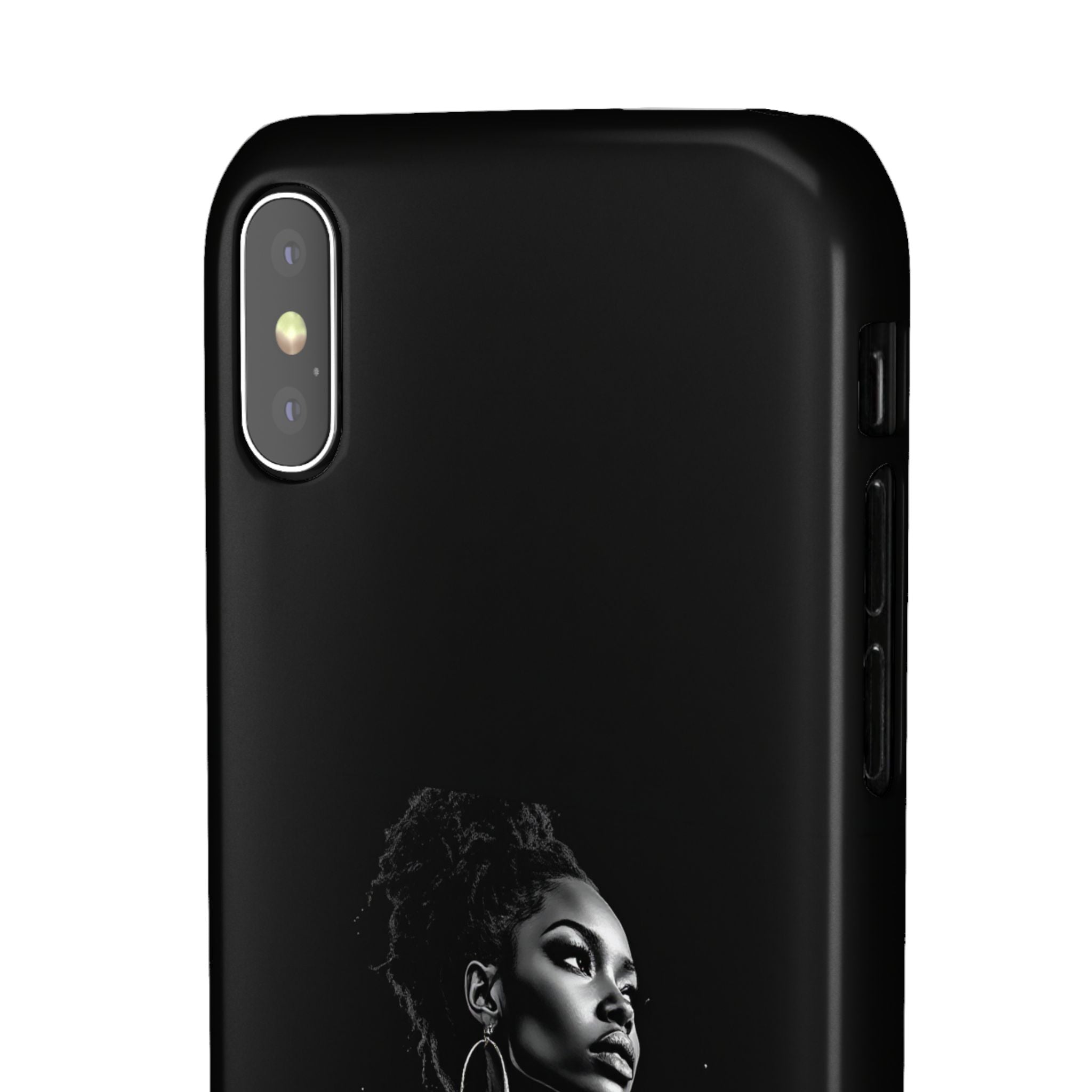 Phone Case — "Long Haul Loyalty" Black Portrait Snap Case