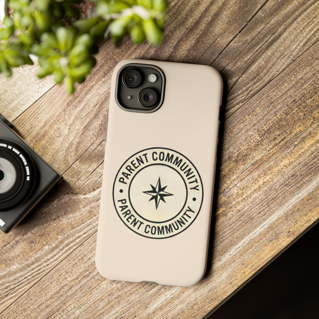 Parent Community Tough Phone Case — Durable Compass Logo Protective Cover