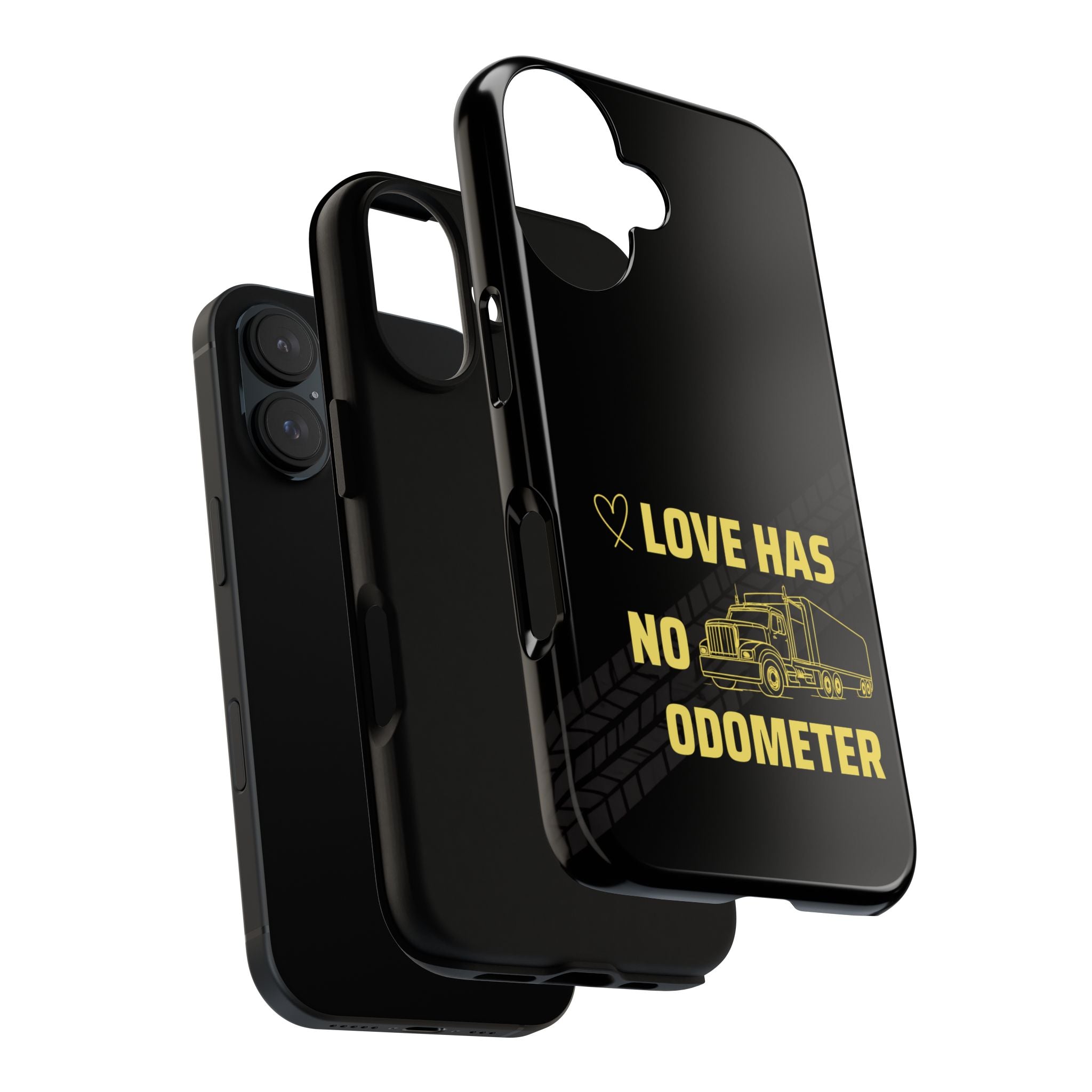 Love Has No Odometer Phone Case — Trucker Romance Protective Cover