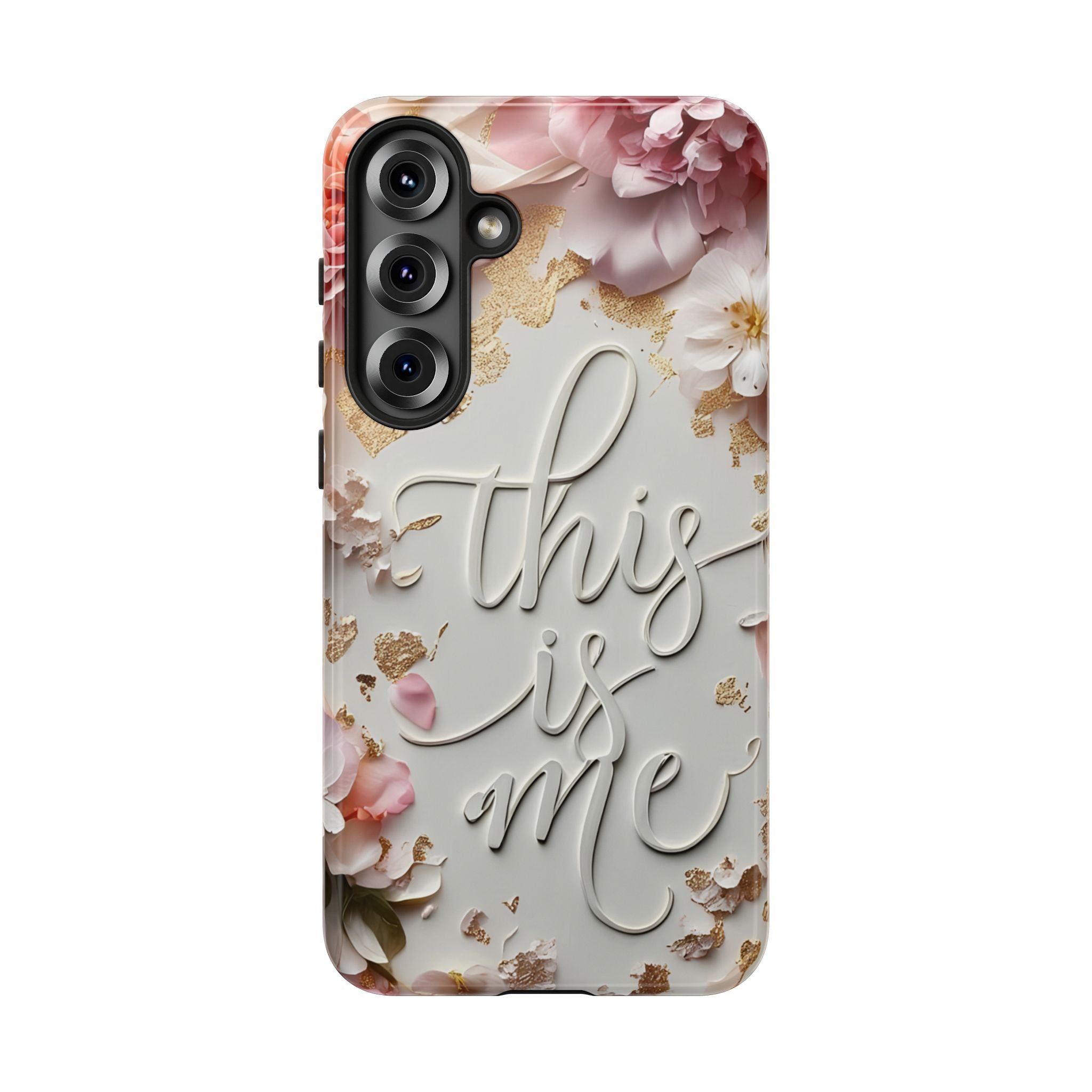 Phone Case — "This Is Me" Floral Tough Case