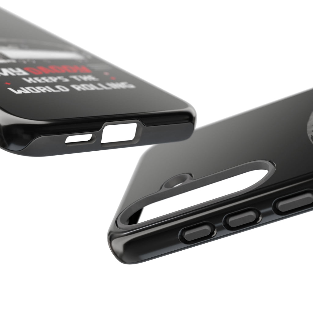 Truck Driver Phone Case - "My Daddy Keeps The World Rolling" Protective Cover