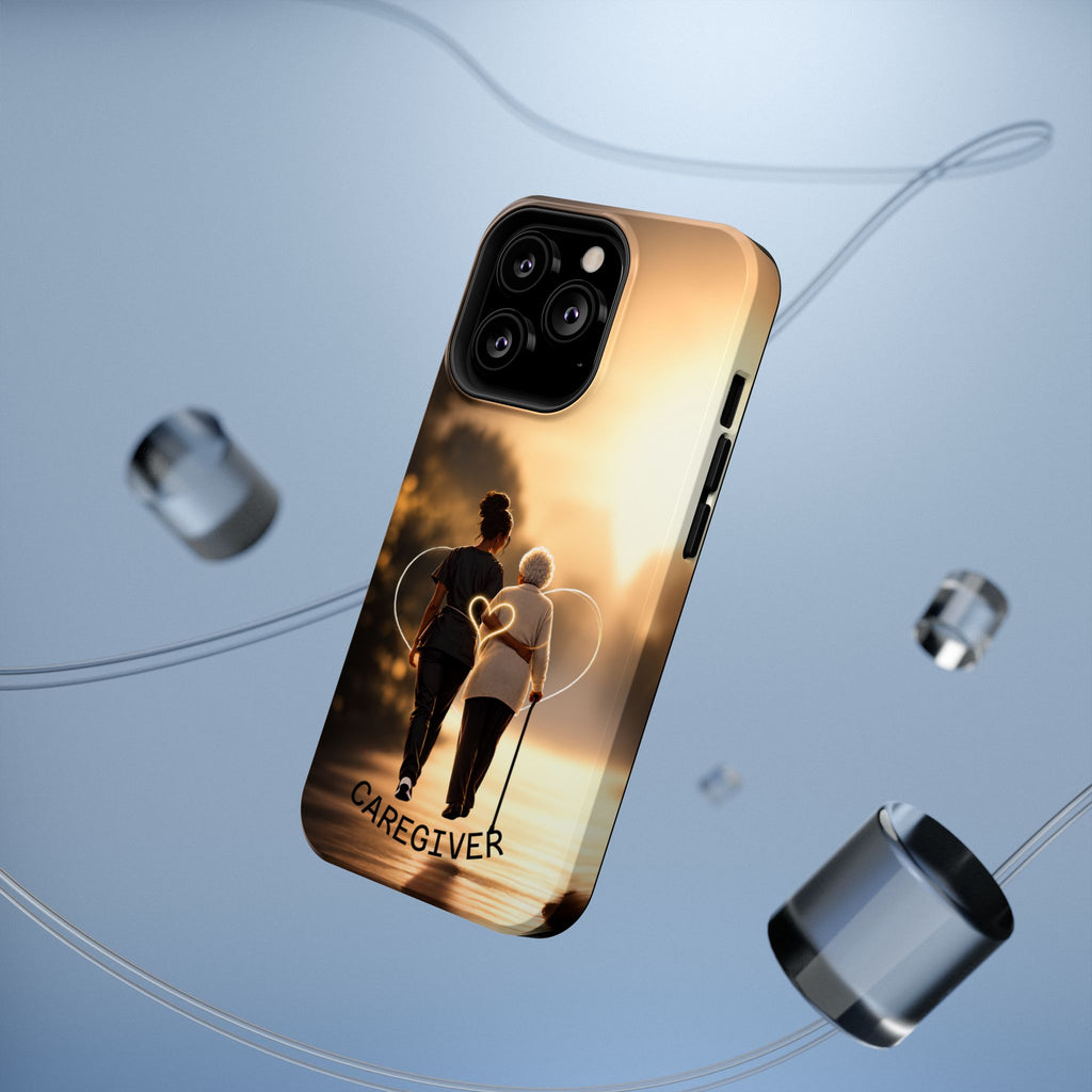Caregiver Phone Case — Impact-Resistant Protective Case with Heart Design