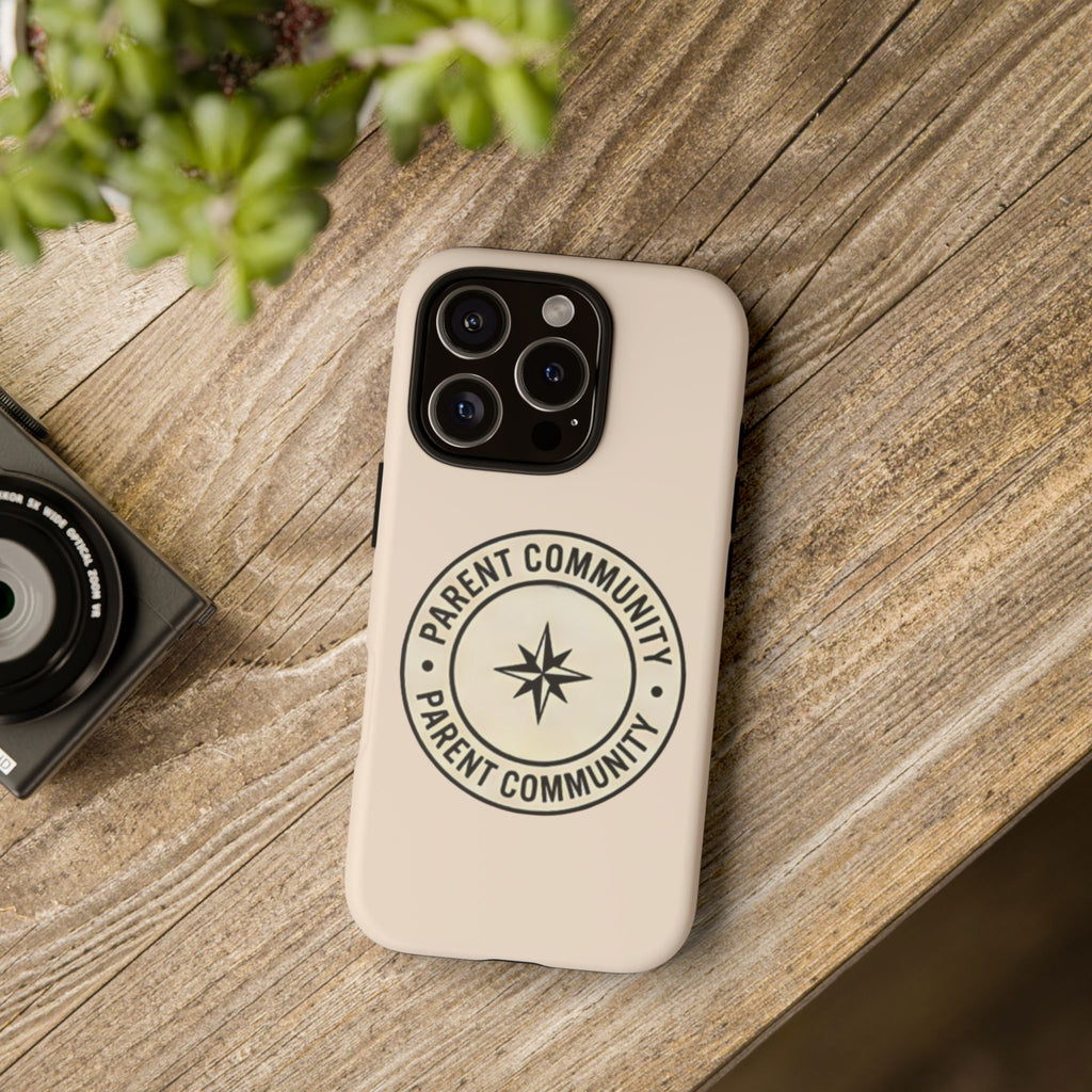 Parent Community Tough Phone Case — Durable Compass Logo Protective Cover
