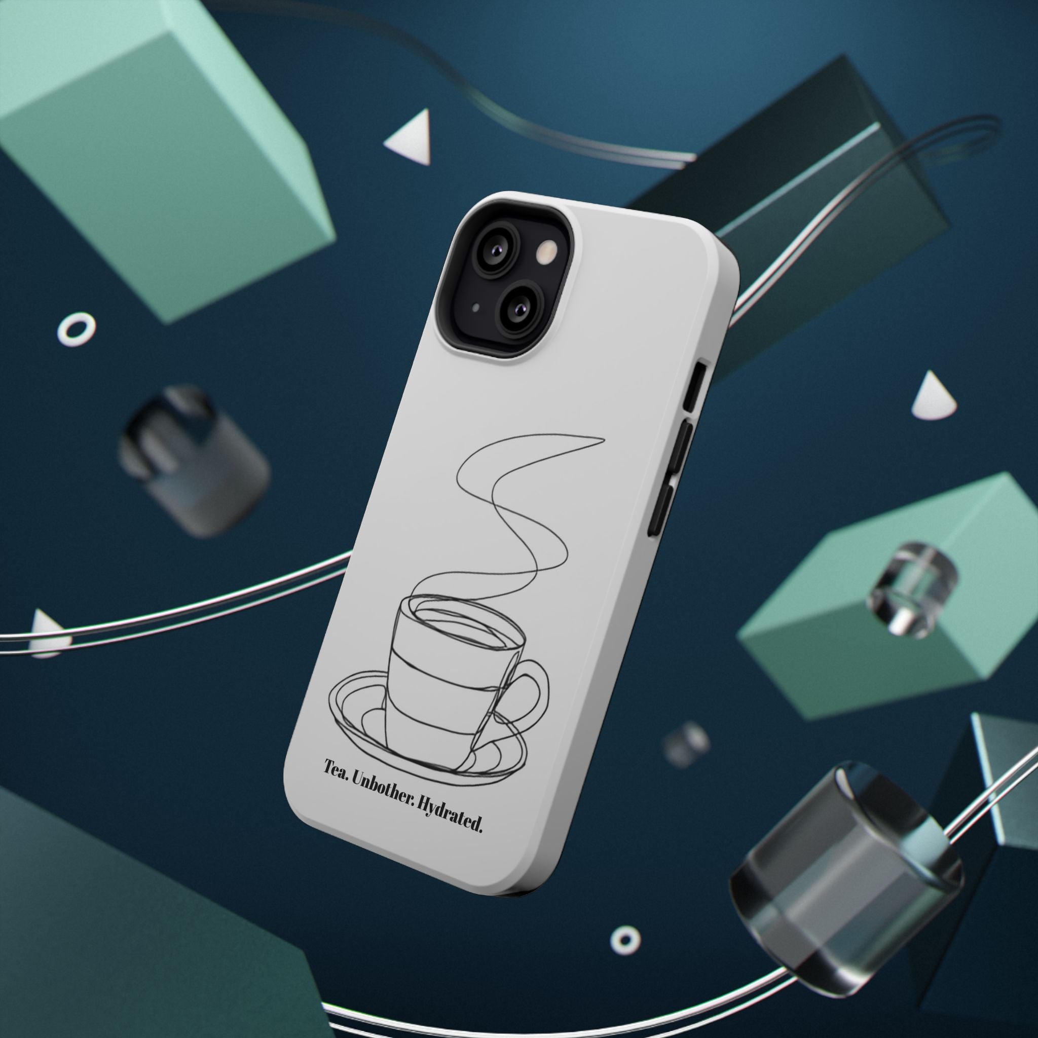 Tea Unbothered Hydrated Phone Case — Impact-Resistant