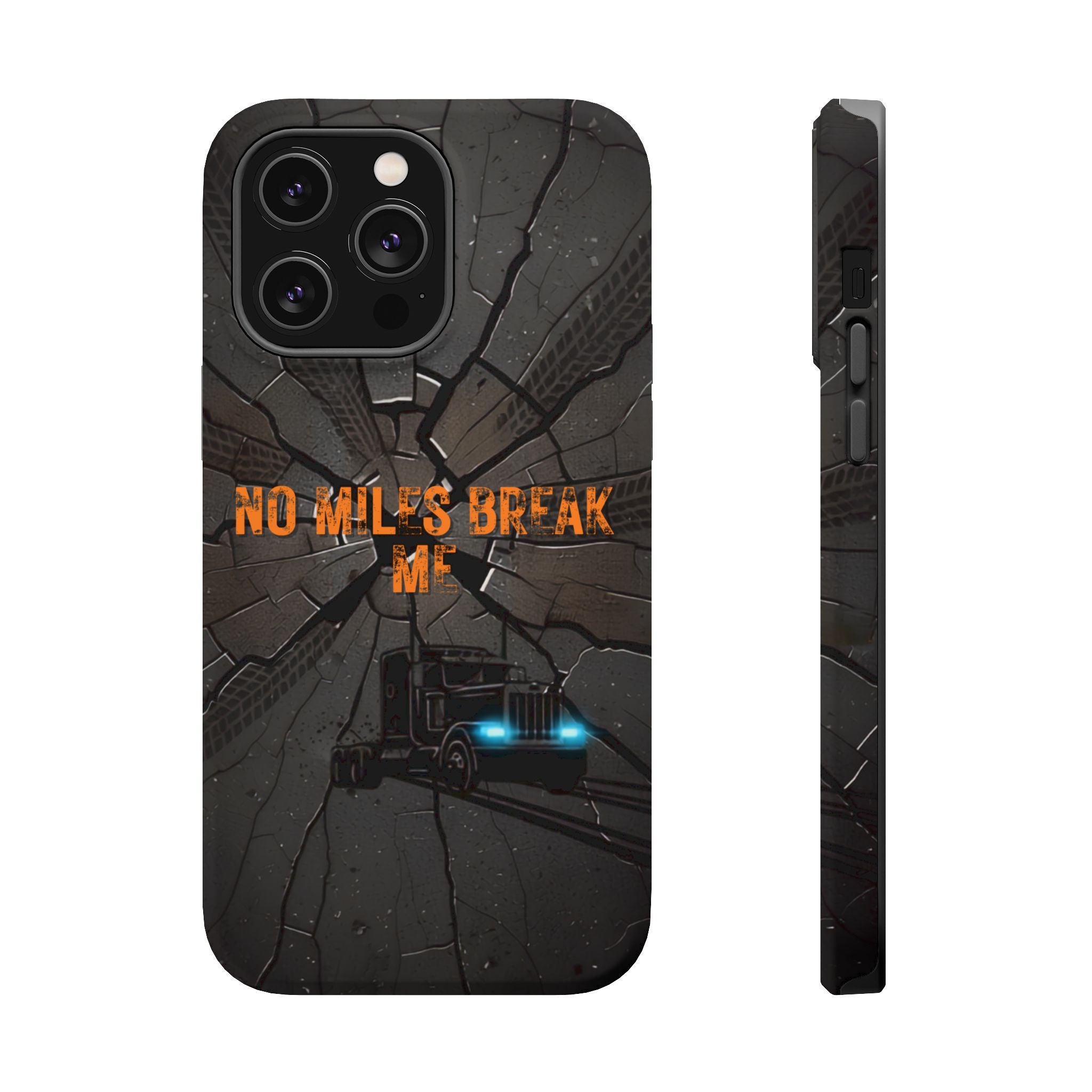 Phone Case — Fiery Semi Truck Magnetic Impact-Resistant Case