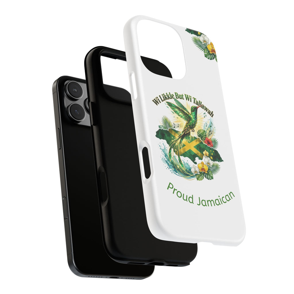 Jamaica Hummingbird Phone Case — “Wi Likkle But Wi Tallawah” Tropical Protective Cover