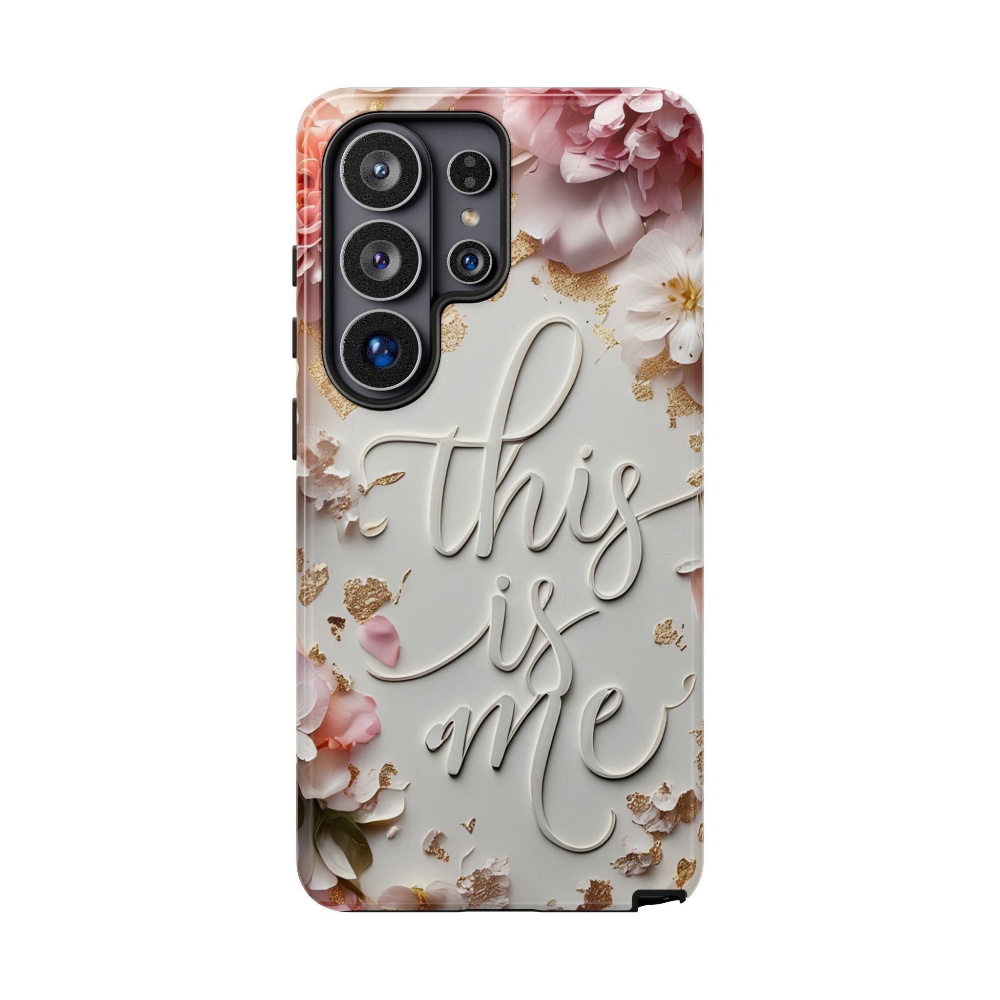 Phone Case — "This Is Me" Floral Tough Case