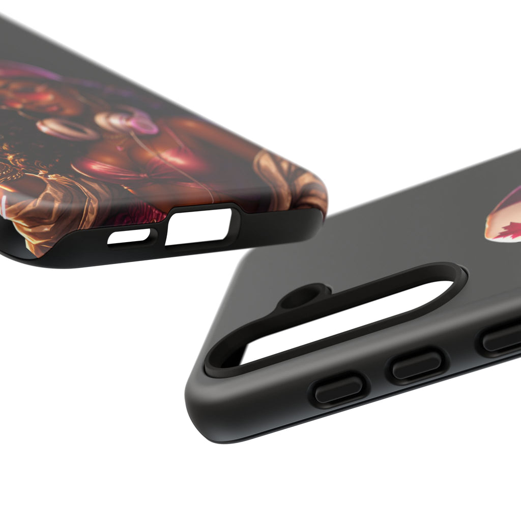 Phone Case - Cool Urban Woman with Headphones & Maple Hat