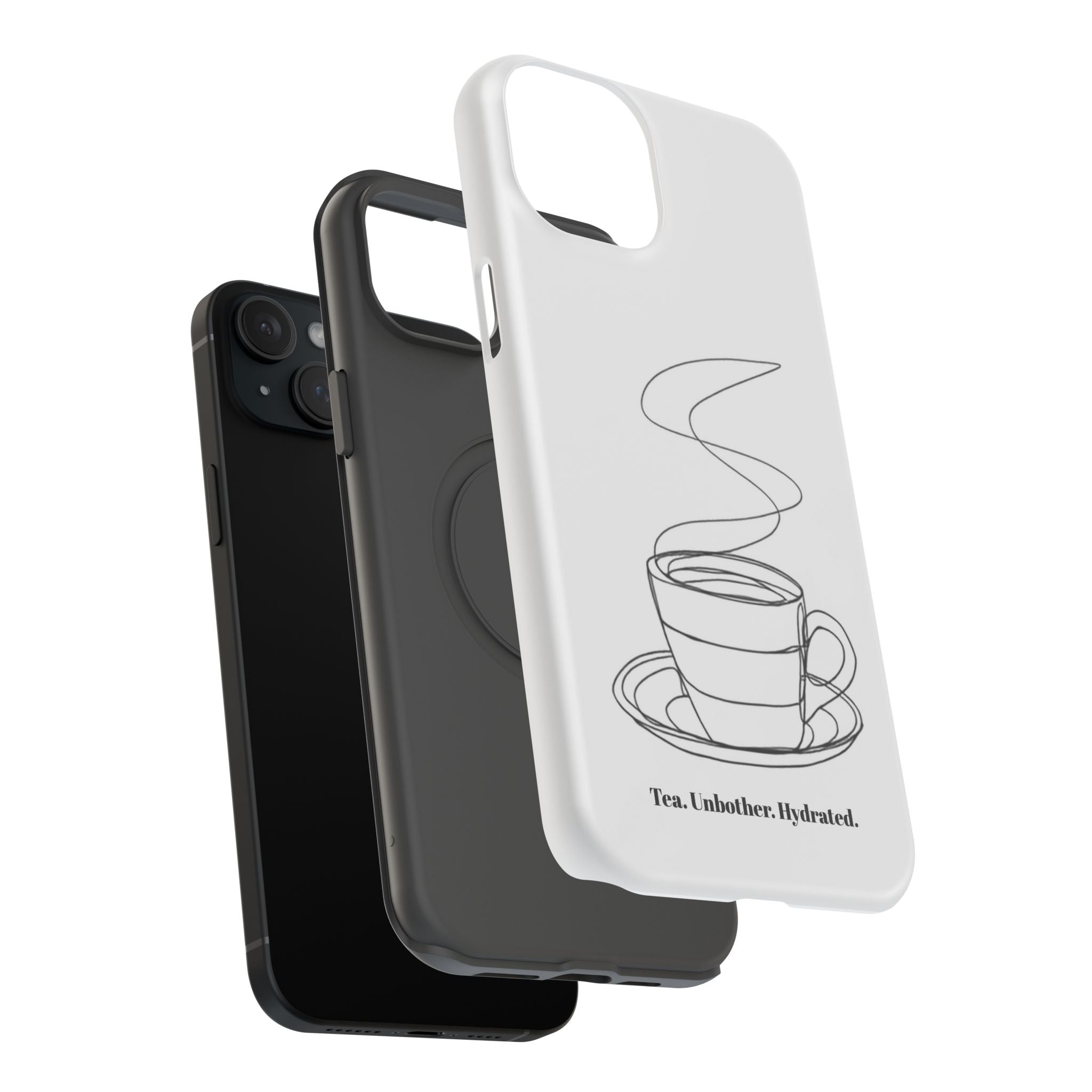 Tea Unbothered Hydrated Phone Case — Impact-Resistant