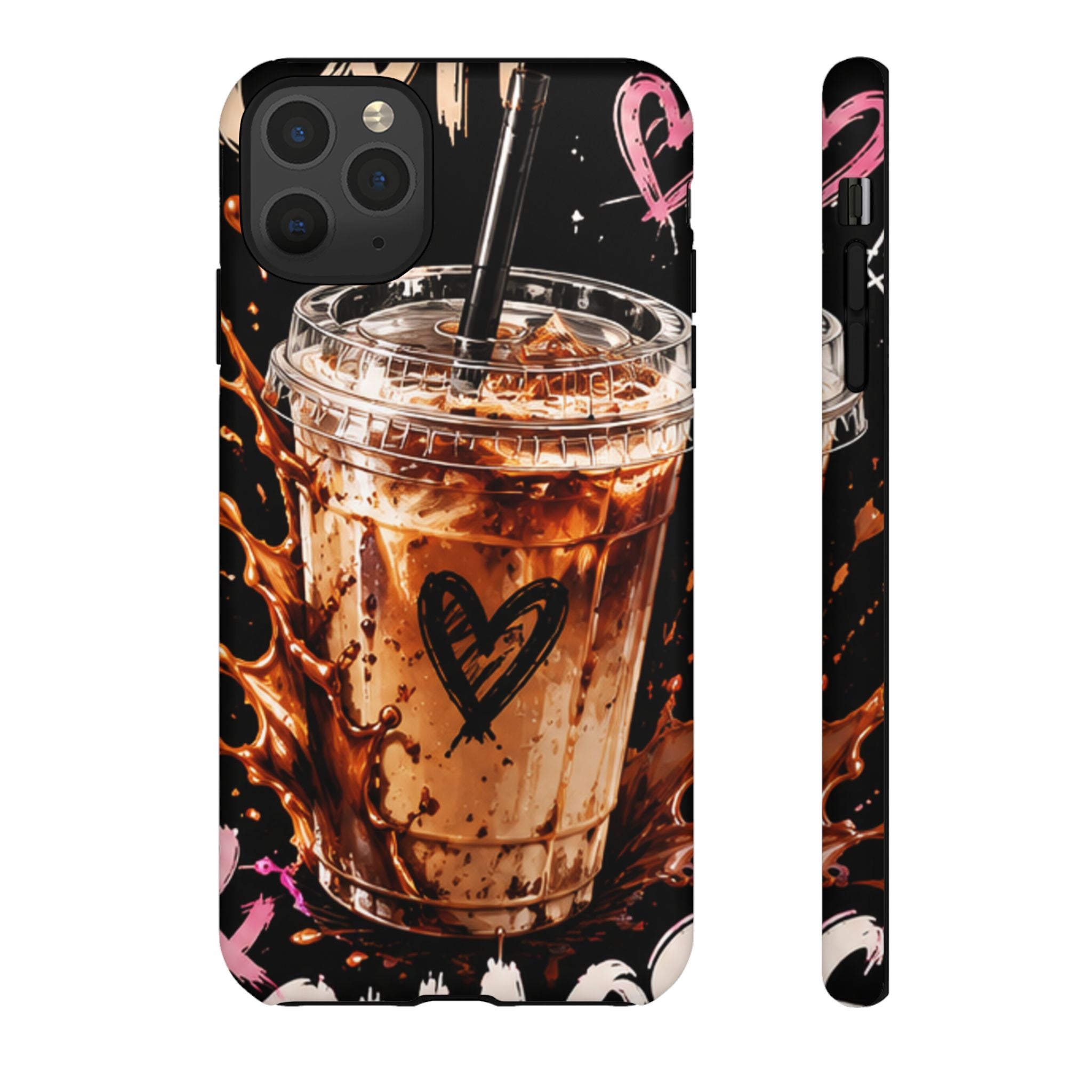 Iced Coffee Phone Case – 'Iced Coffee latte: Stylish Protective Case