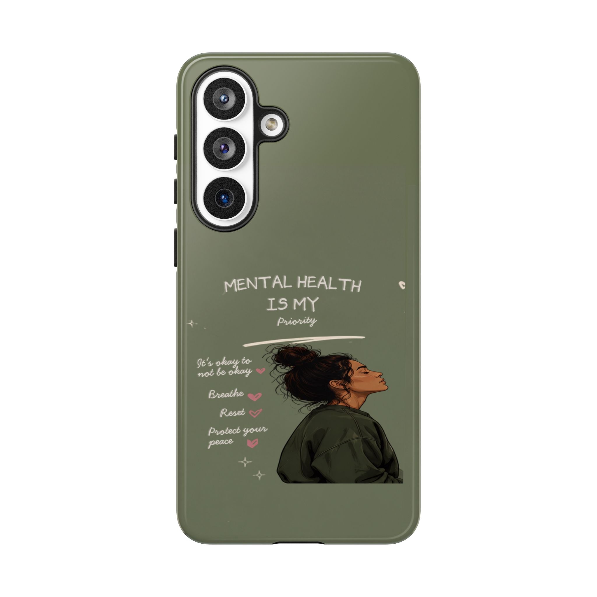 Mental Health Is My Priority Phone Case — Inspirational Protective iPhone Cover