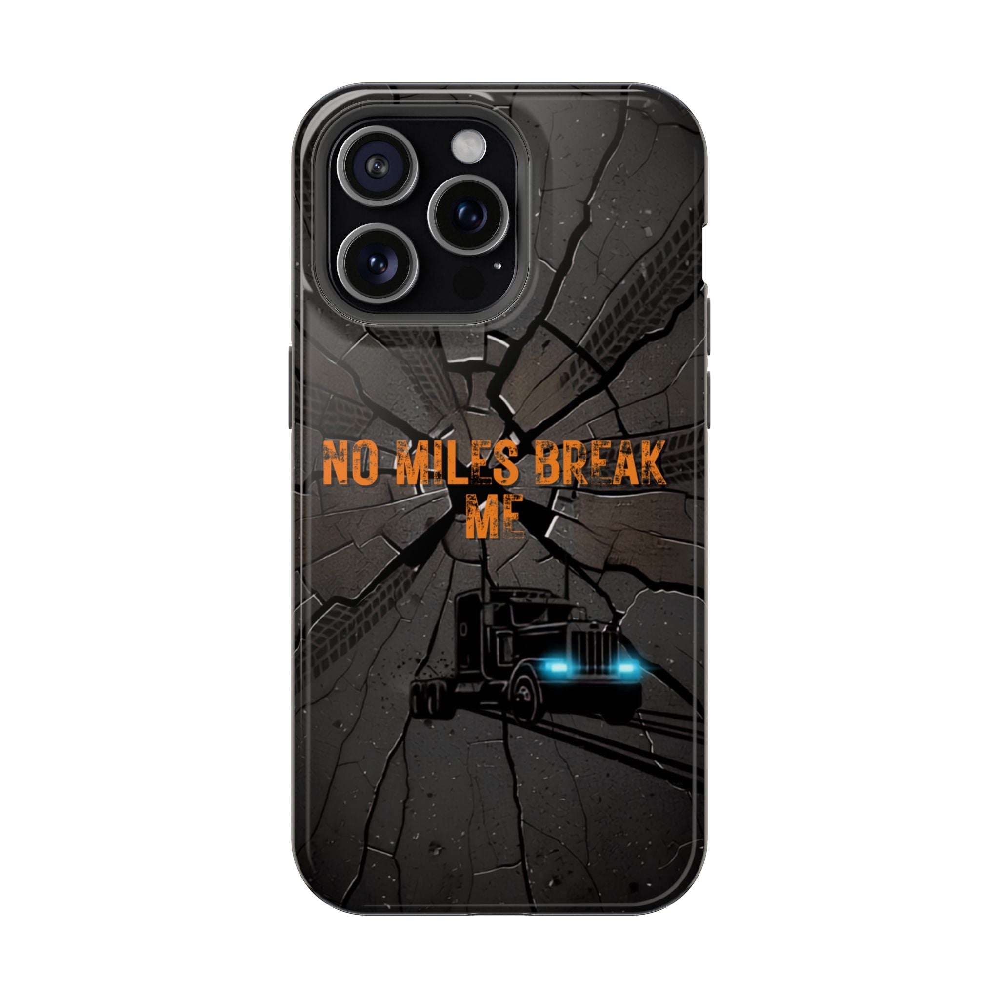 Phone Case — Fiery Semi Truck Magnetic Impact-Resistant Case