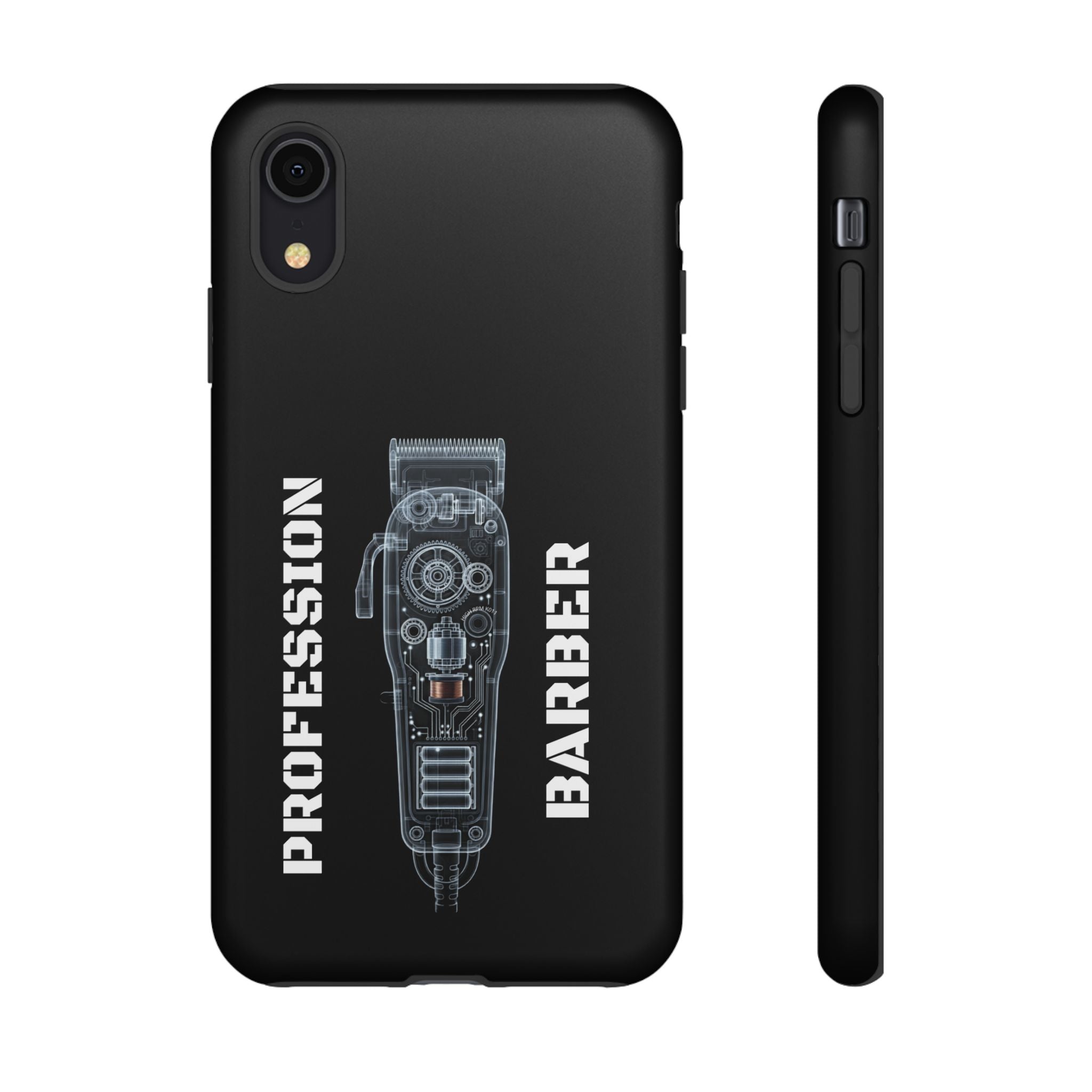 Barber Clip Cord X‑Ray Tough Phone Case – Professional Barber Gift