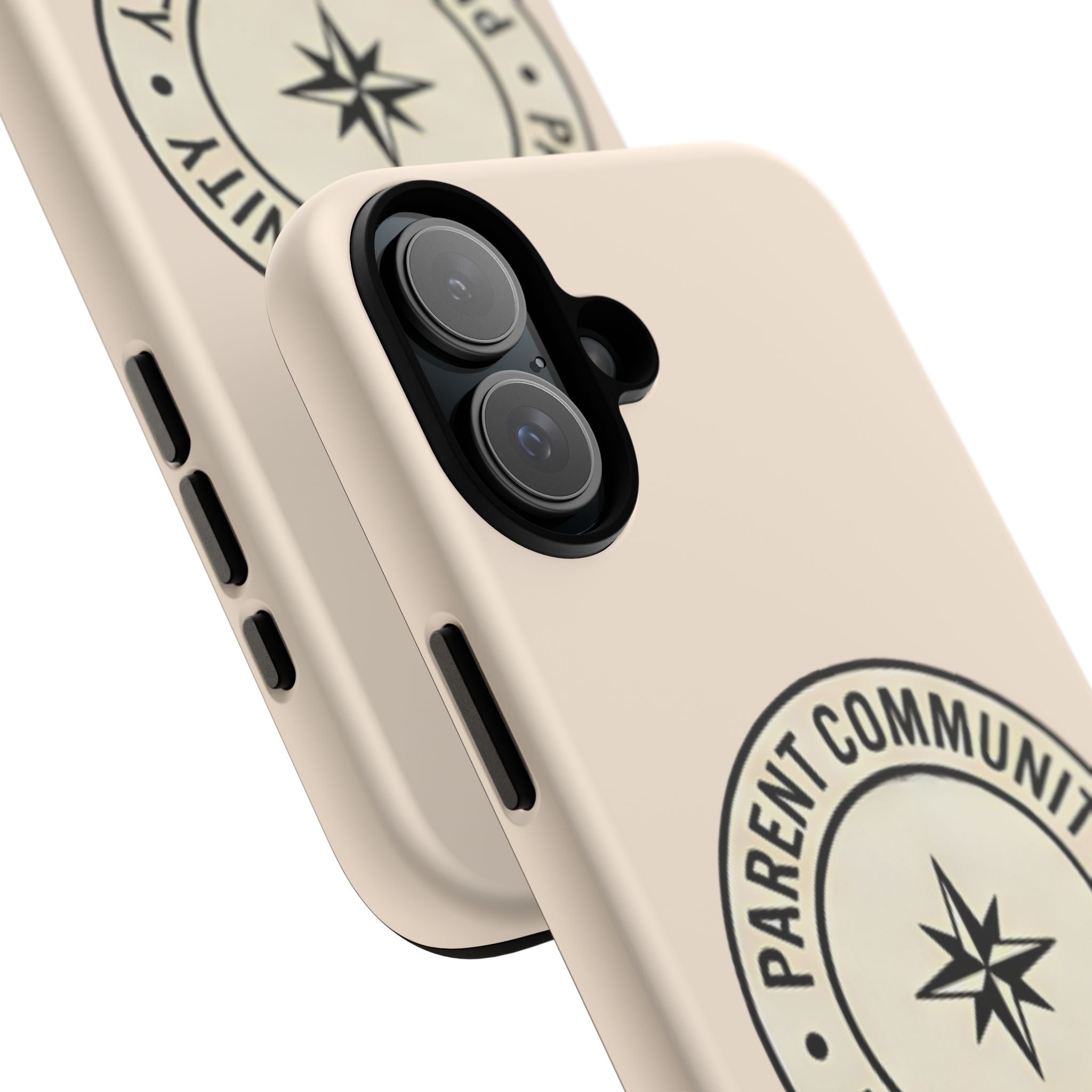 Parent Community Tough Phone Case — Durable Compass Logo Protective Cover