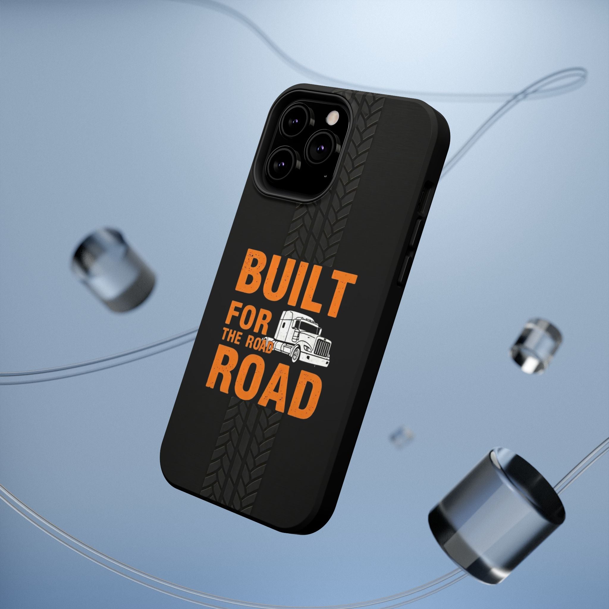 Phone Case — "Built for the Road" Truck Tire-Track Impact-Resistant Case