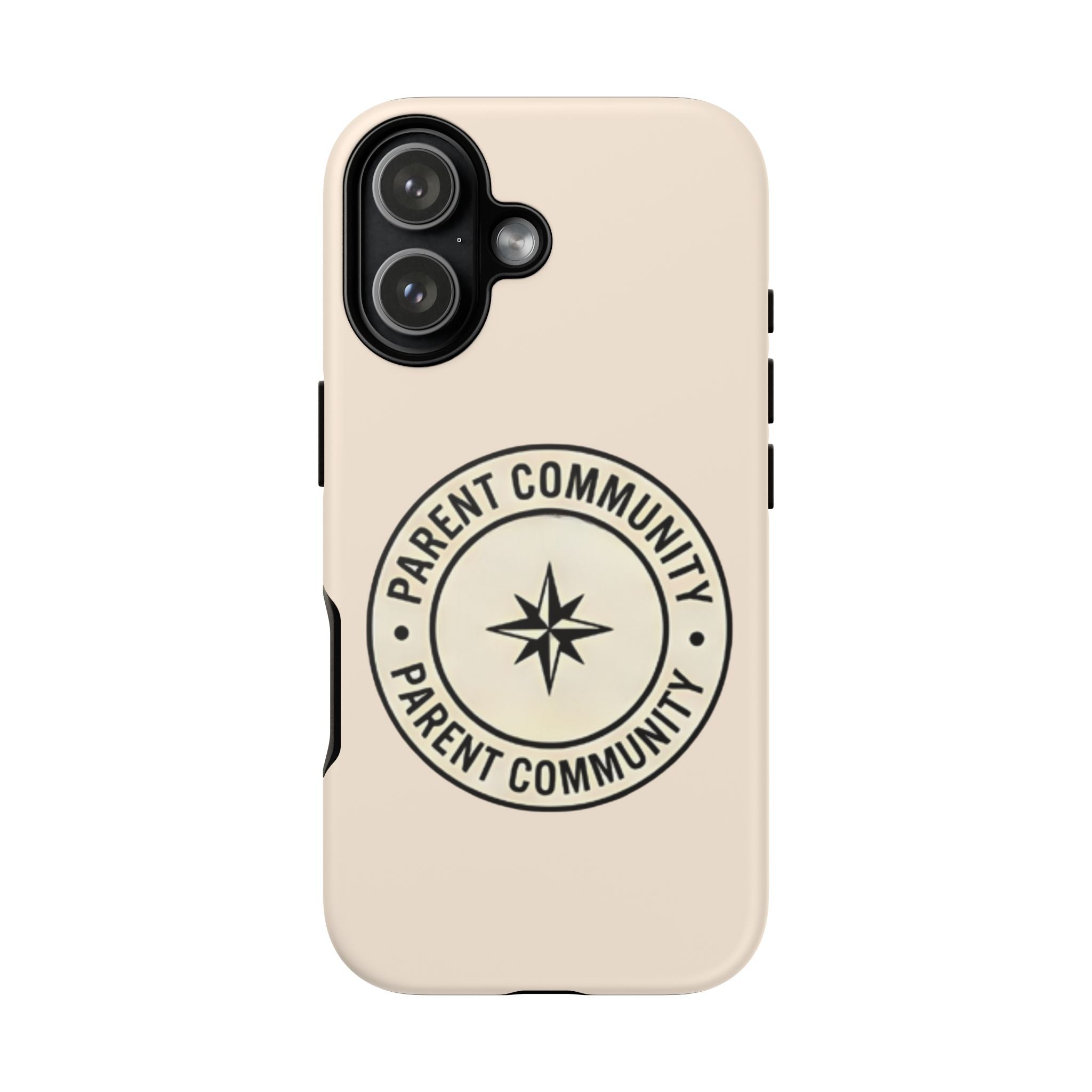 Parent Community Tough Phone Case — Durable Compass Logo Protective Cover