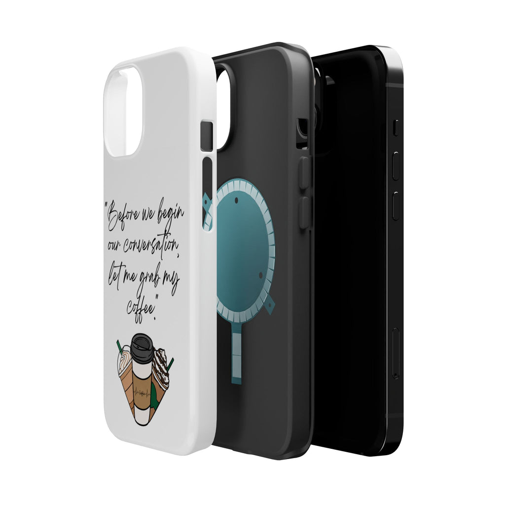 Coffee Quote Magnetic Impact-Resistant Phone Case