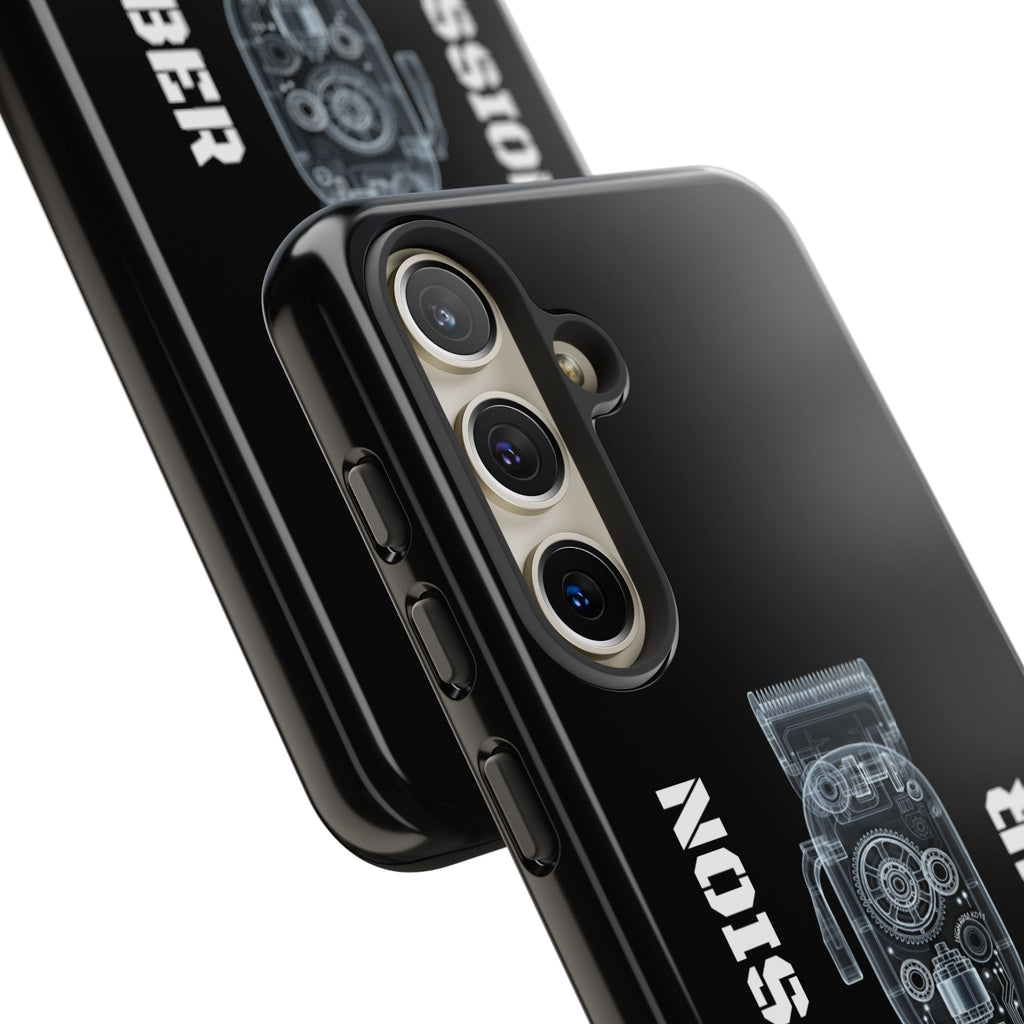 Barber Clip Cord X‑Ray Tough Phone Case – Professional Barber Gift