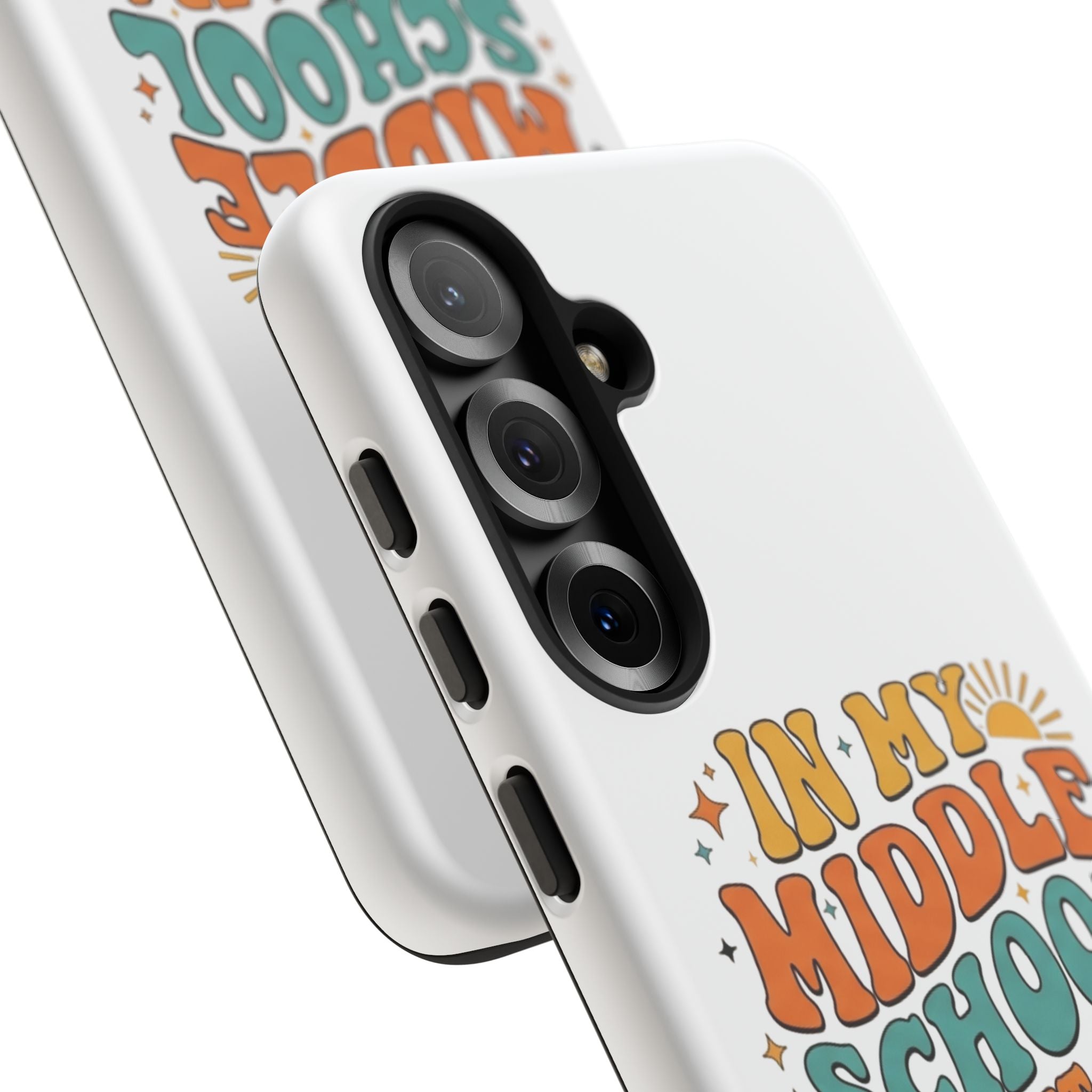 Middle School Parent Phone Case — "In My Middle School Parent Era" Retro Design