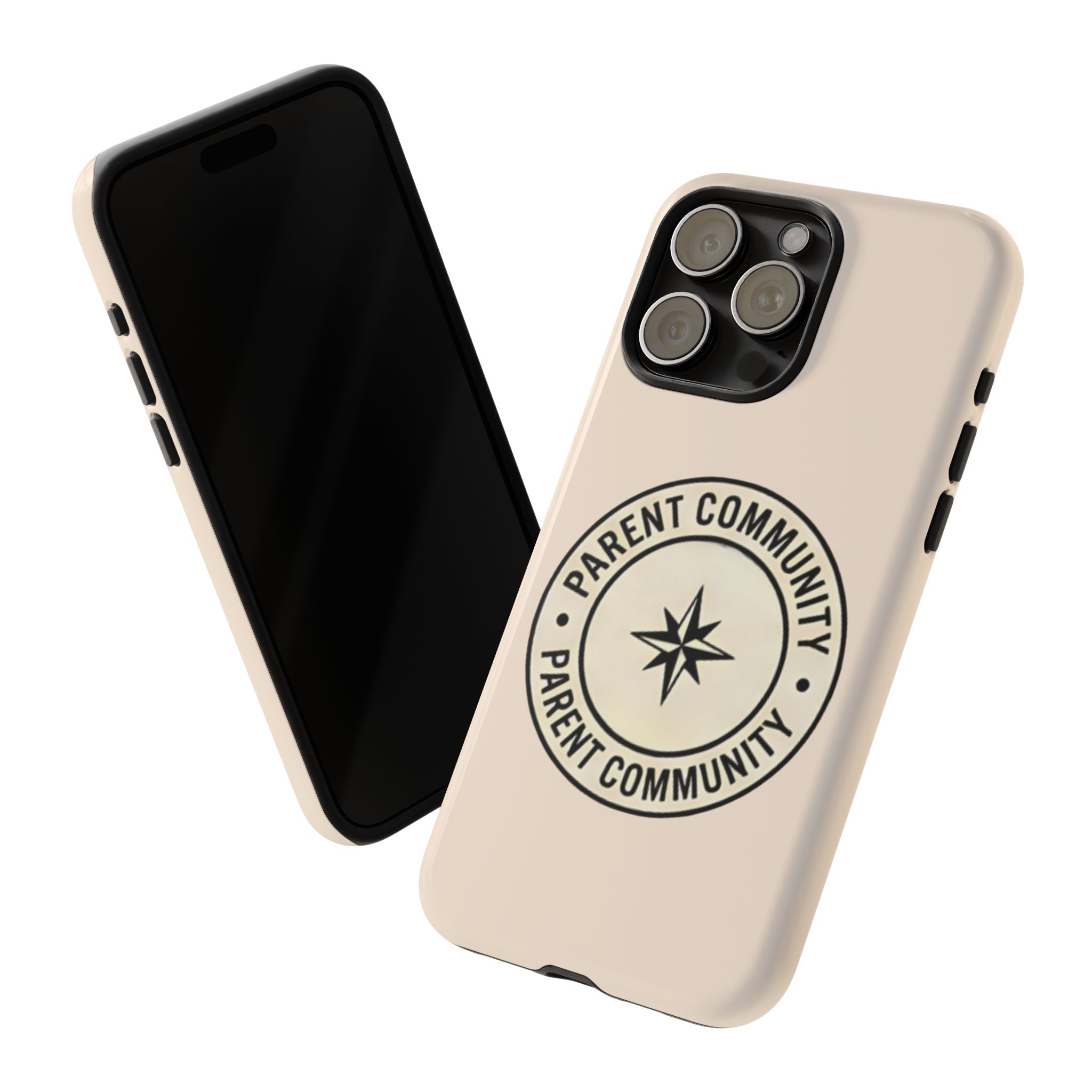Parent Community Tough Phone Case — Durable Compass Logo Protective Cover