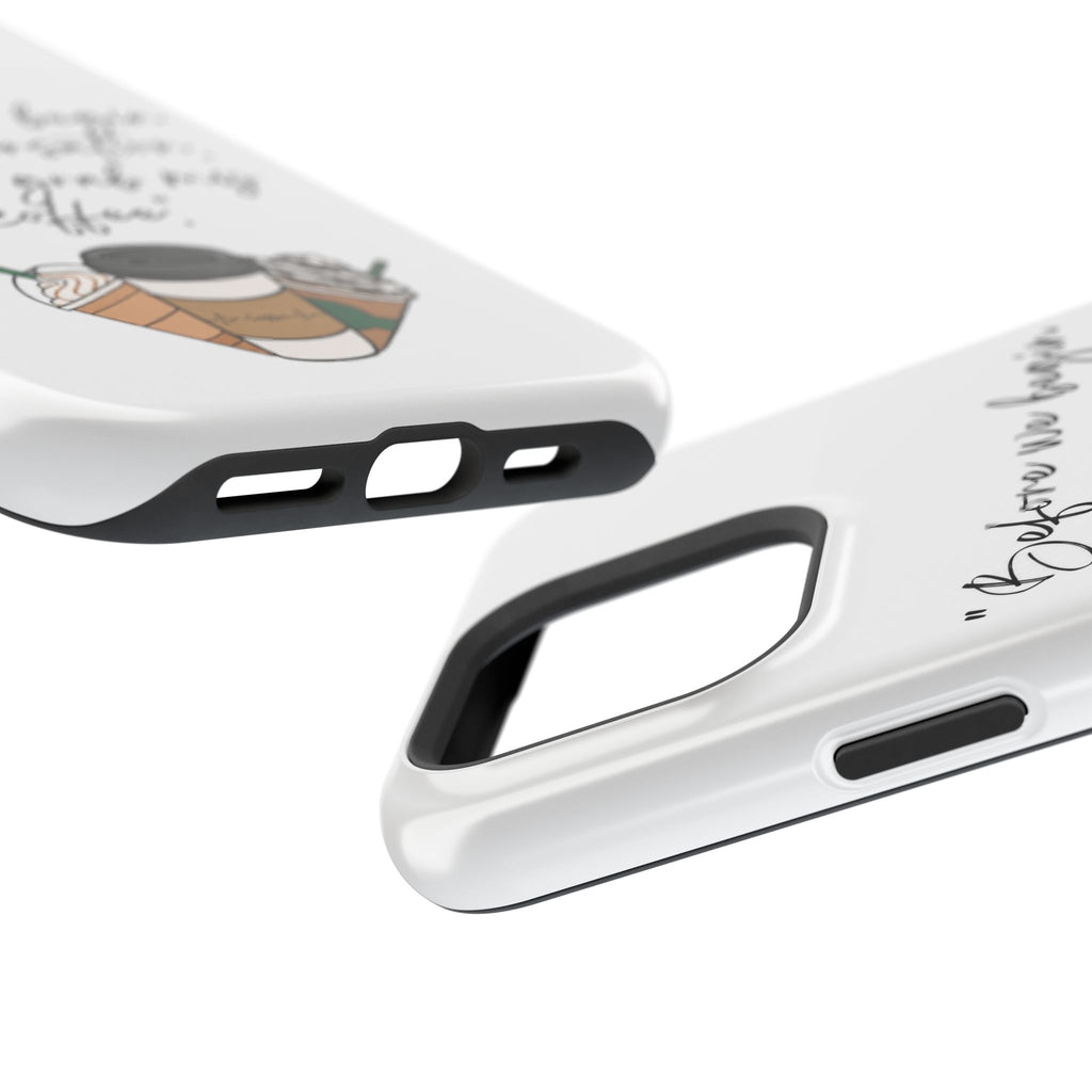 Coffee Quote Magnetic Impact-Resistant Phone Case